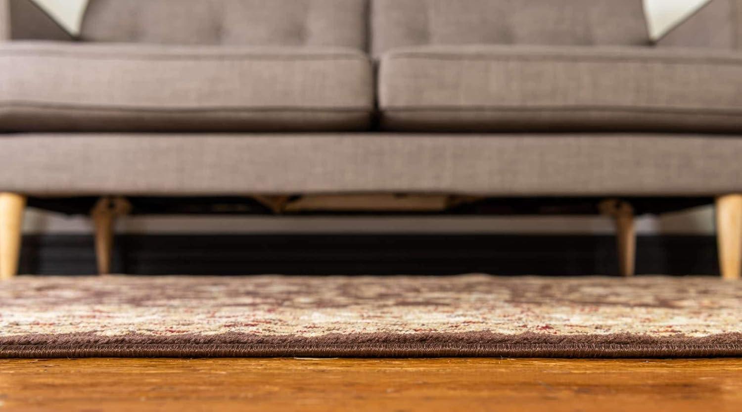 Unique Loom Voyage Collection Area Rug - St. Louis (3' 1" x 5' 3" Rectangle Brown/Green)