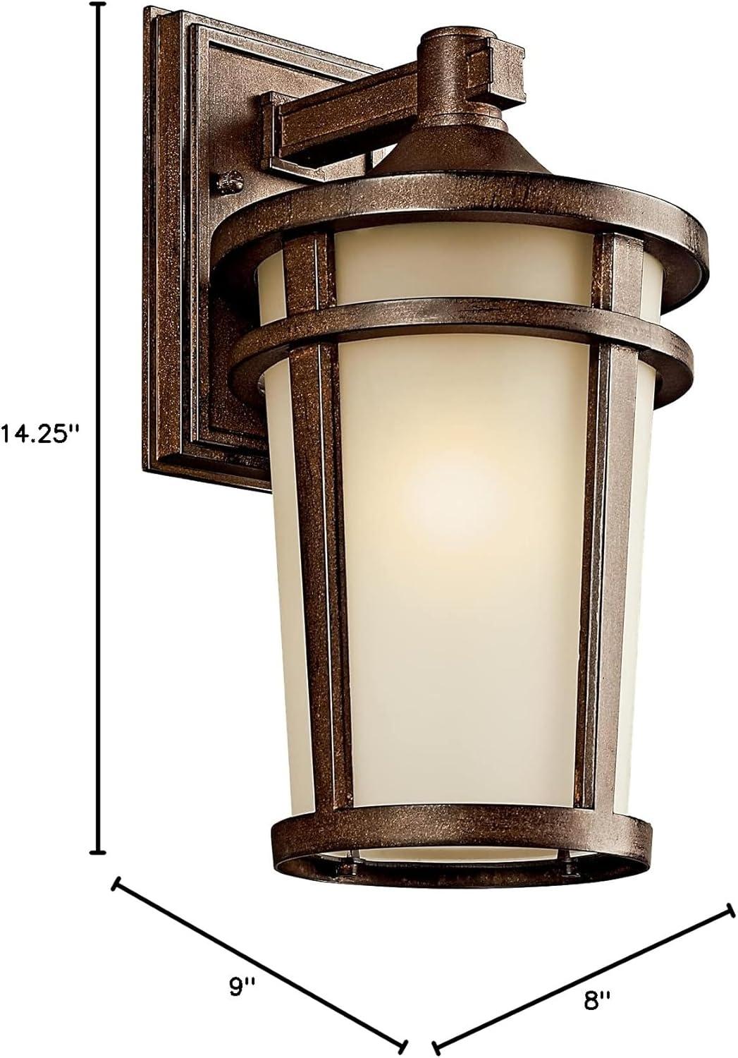 Brown Stone 14.25" Transitional Outdoor Wall Lantern