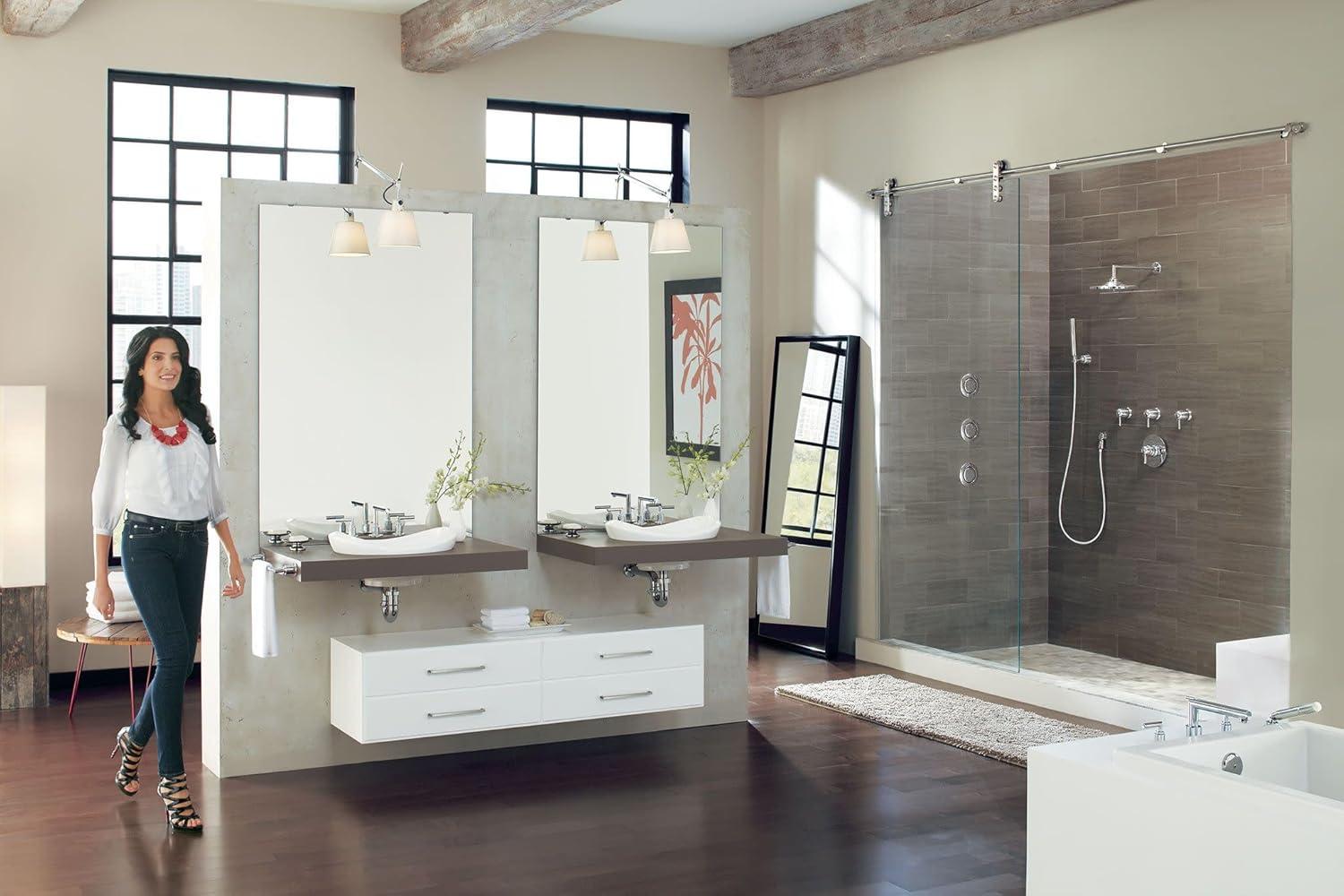 Moen Arris Widespread Bathroom Faucet with Drain Assembly TS43002