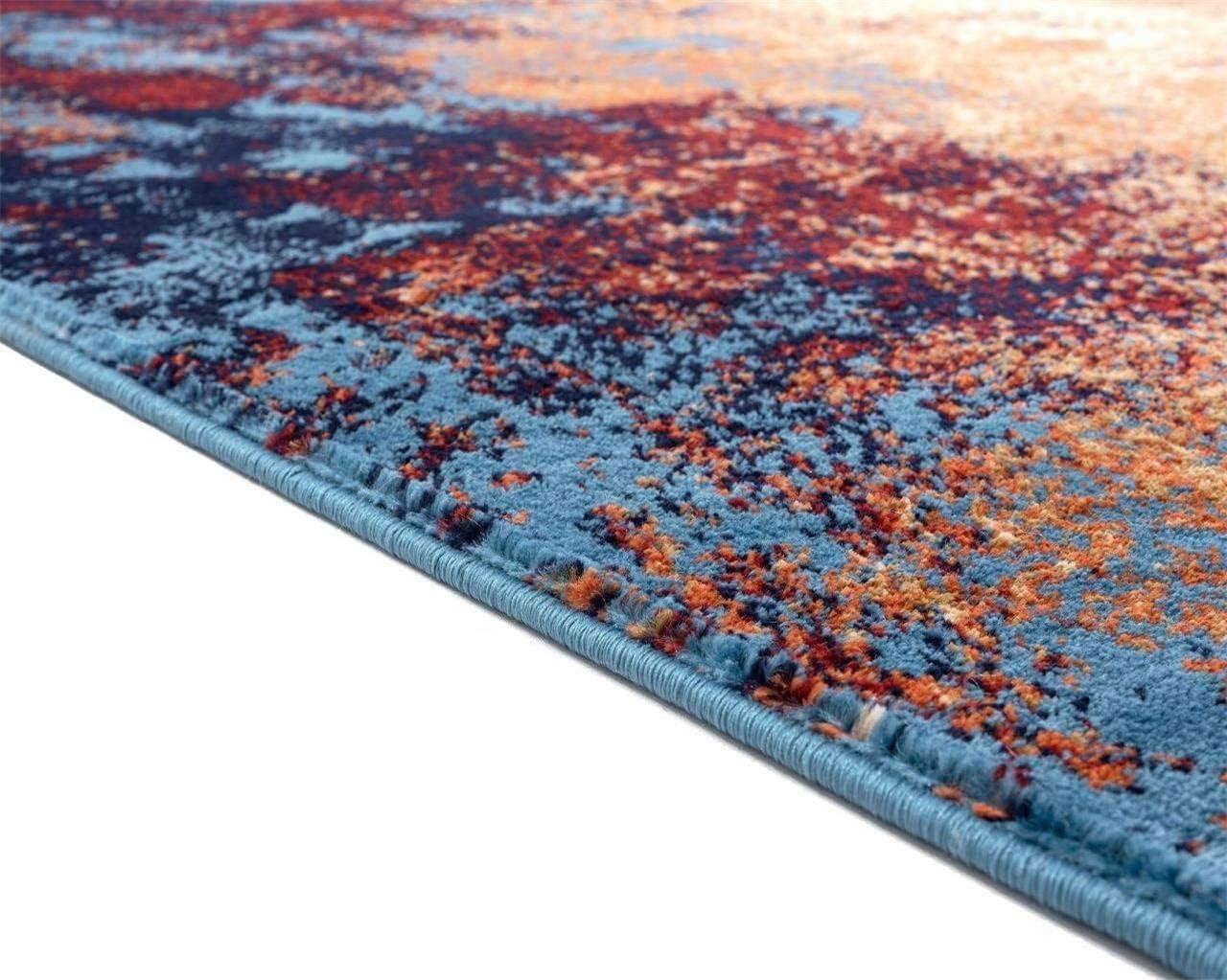 Luxe Weavers Modern Splatter Abstract Area Rug