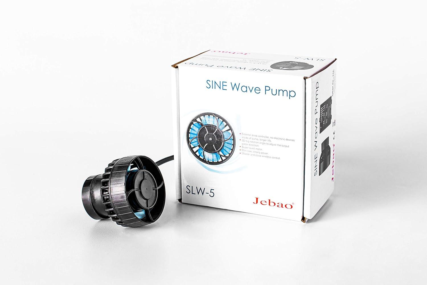 Jebao SLW-5 Wave Maker Flow Pump with Controller for Marine Reef Aquarium, 792 GPH
