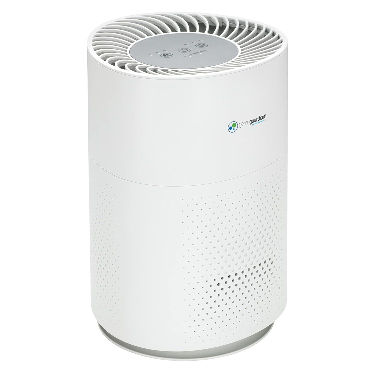 GermGuardian Air Purifier with HEPA Pure Filter Removes Odors, Mold, 510 Sq. ft, AC4200W, White