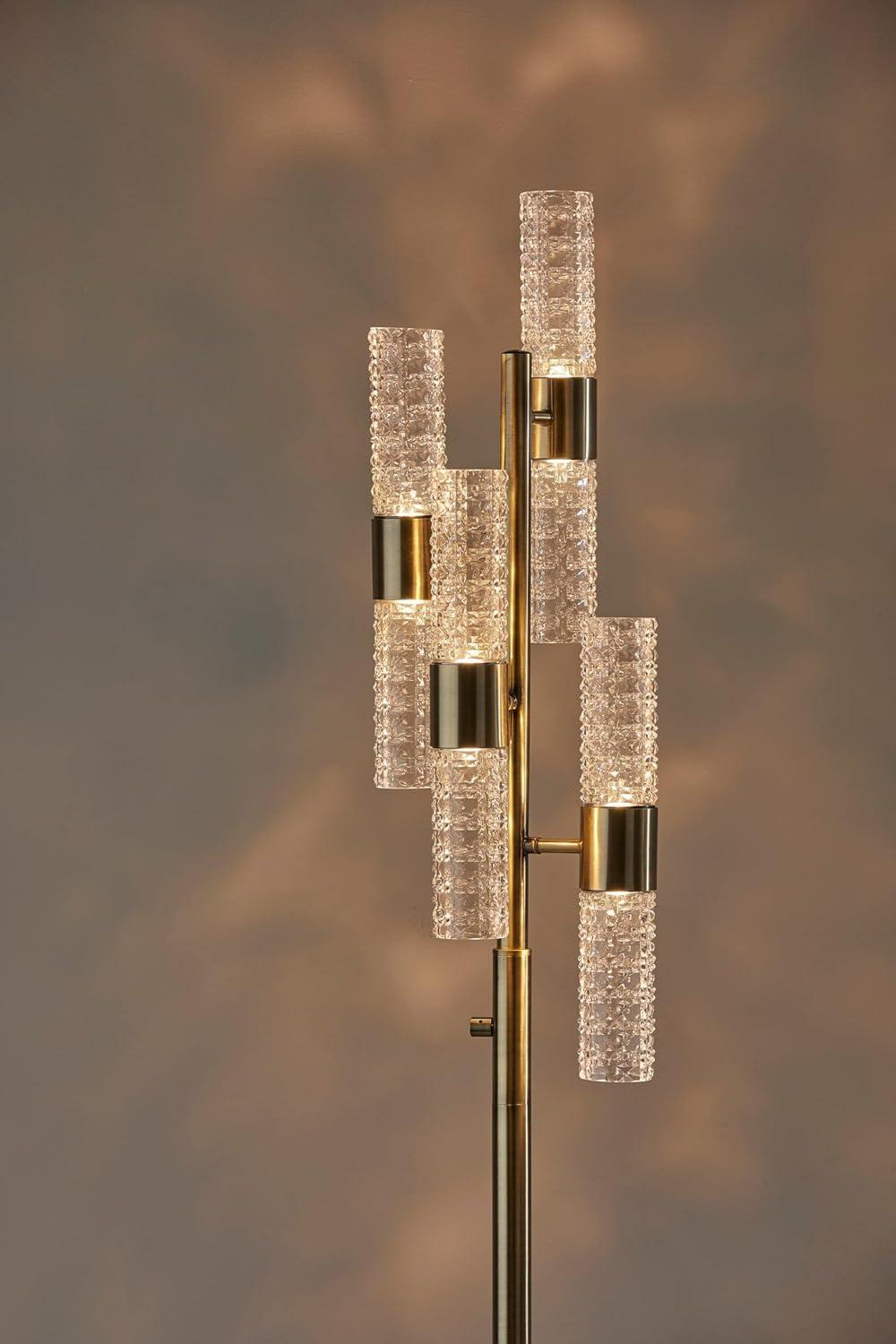 Tuberose Metal Multi-light LED Floor Lamp (65")