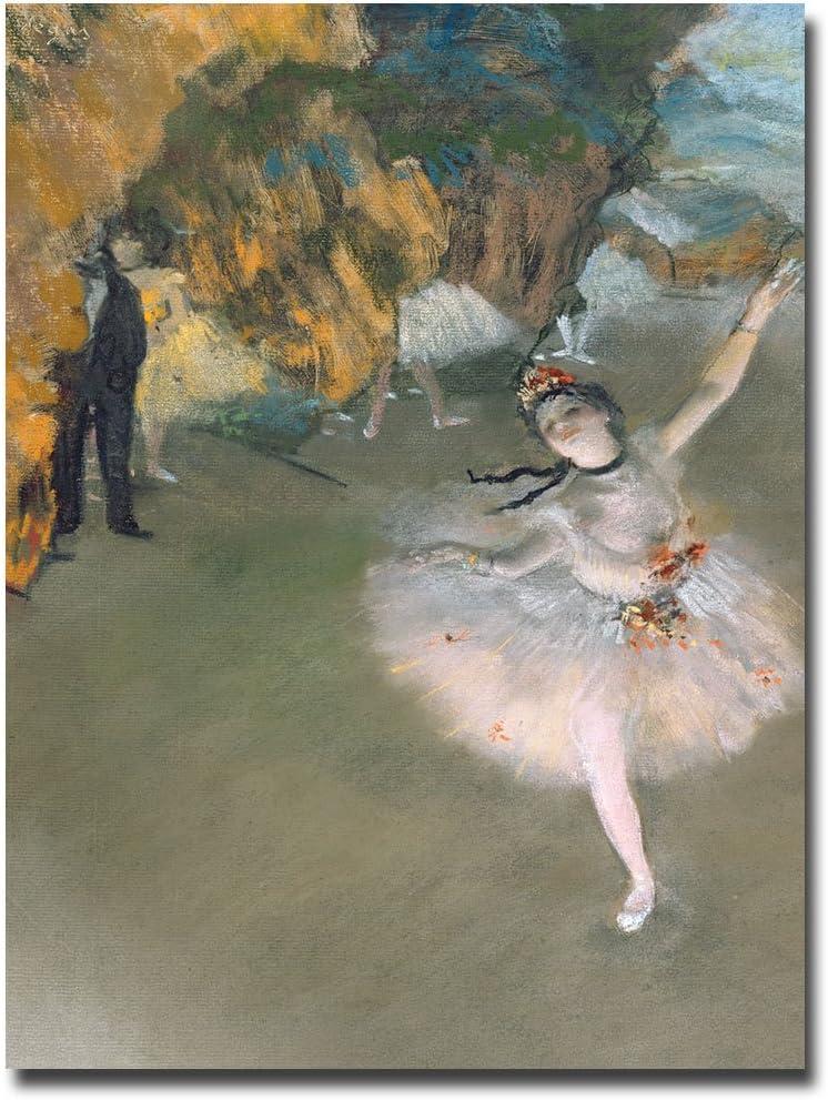 Vault W Artwork " The Star, 1876 " by Edgar Degas Painting Print
