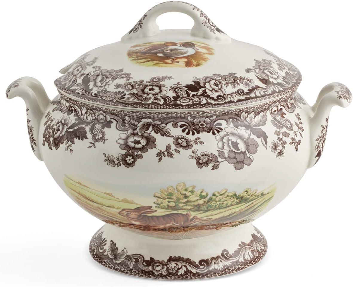 Spode Woodland 4.25 quart Covered Soup Tureen