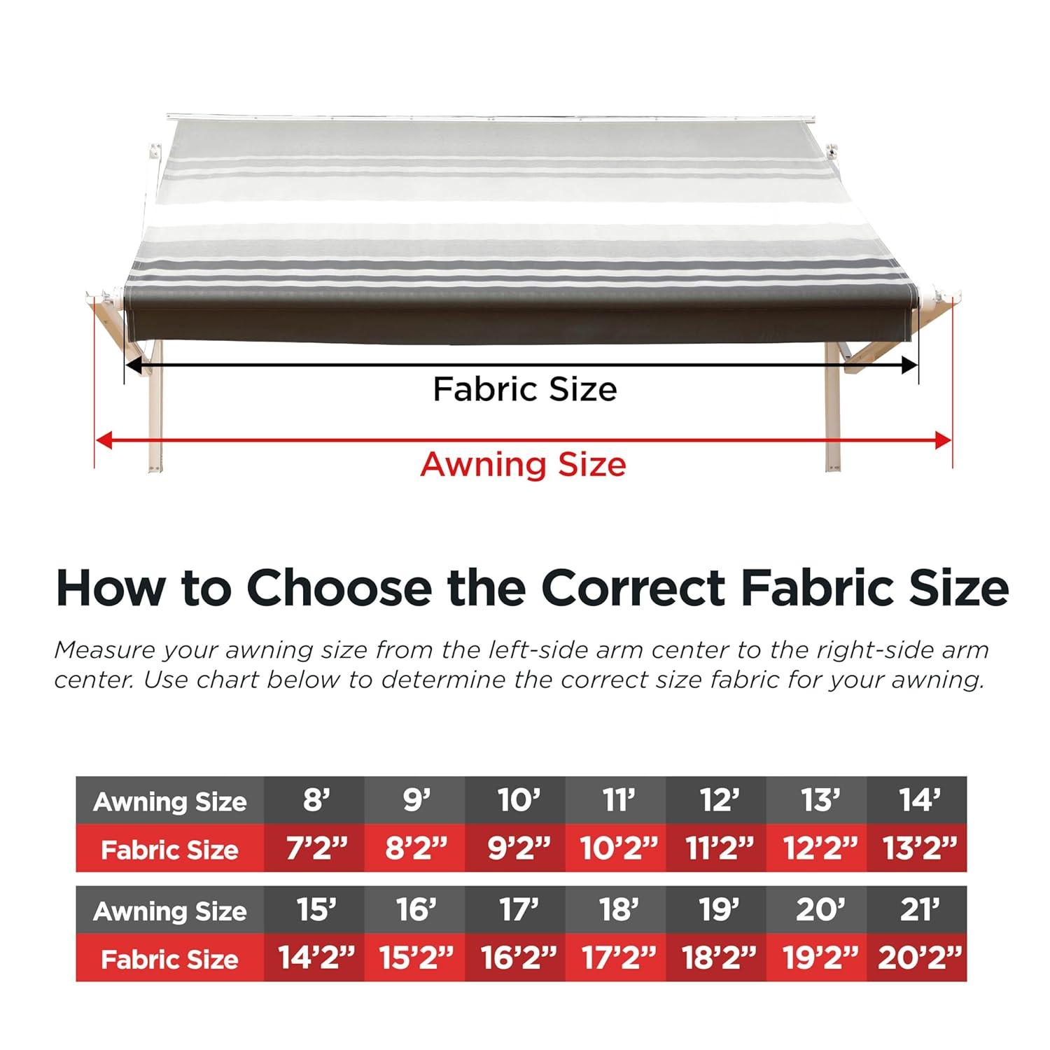 ALEKO Plastic Replacement Canopy for Awning