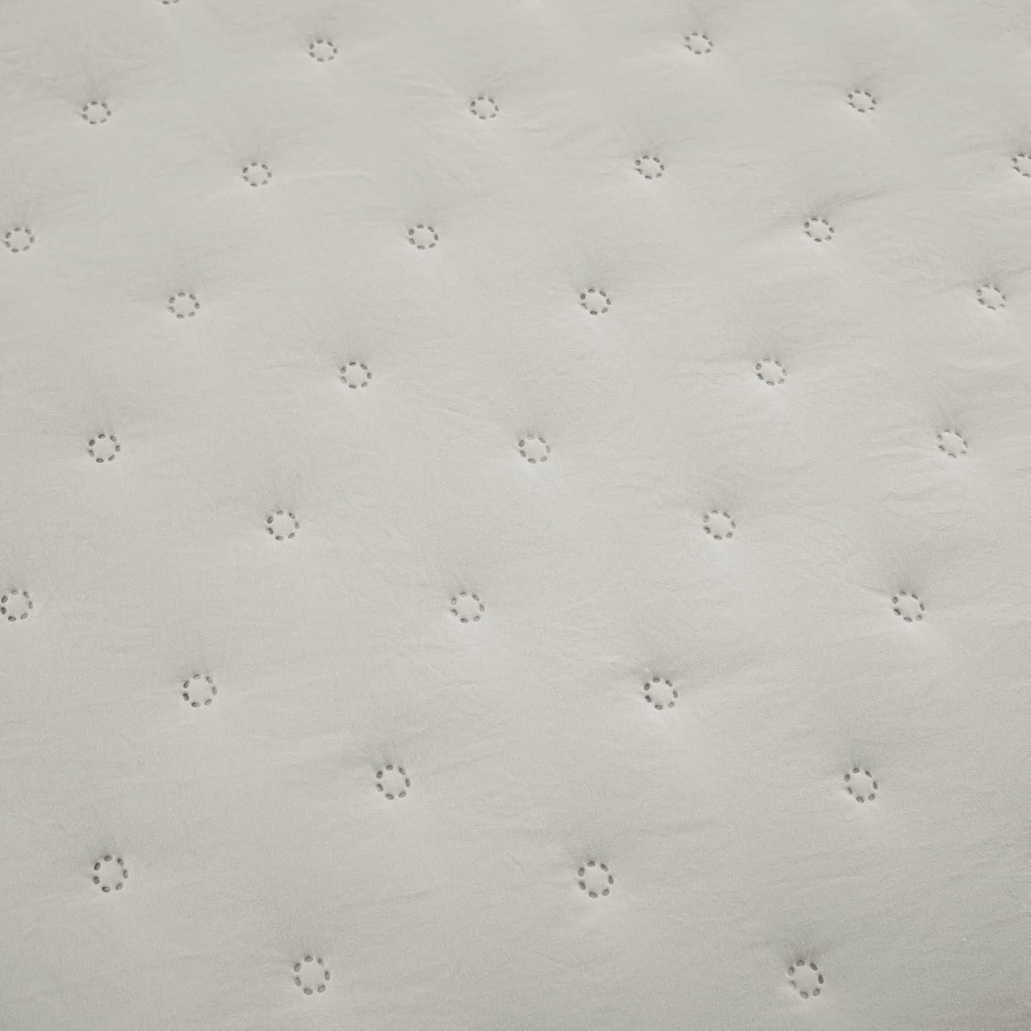 Lush Decor Reyna Ruffle Microfiber Reversible 3 Piece Quilt Set (Set of 3)