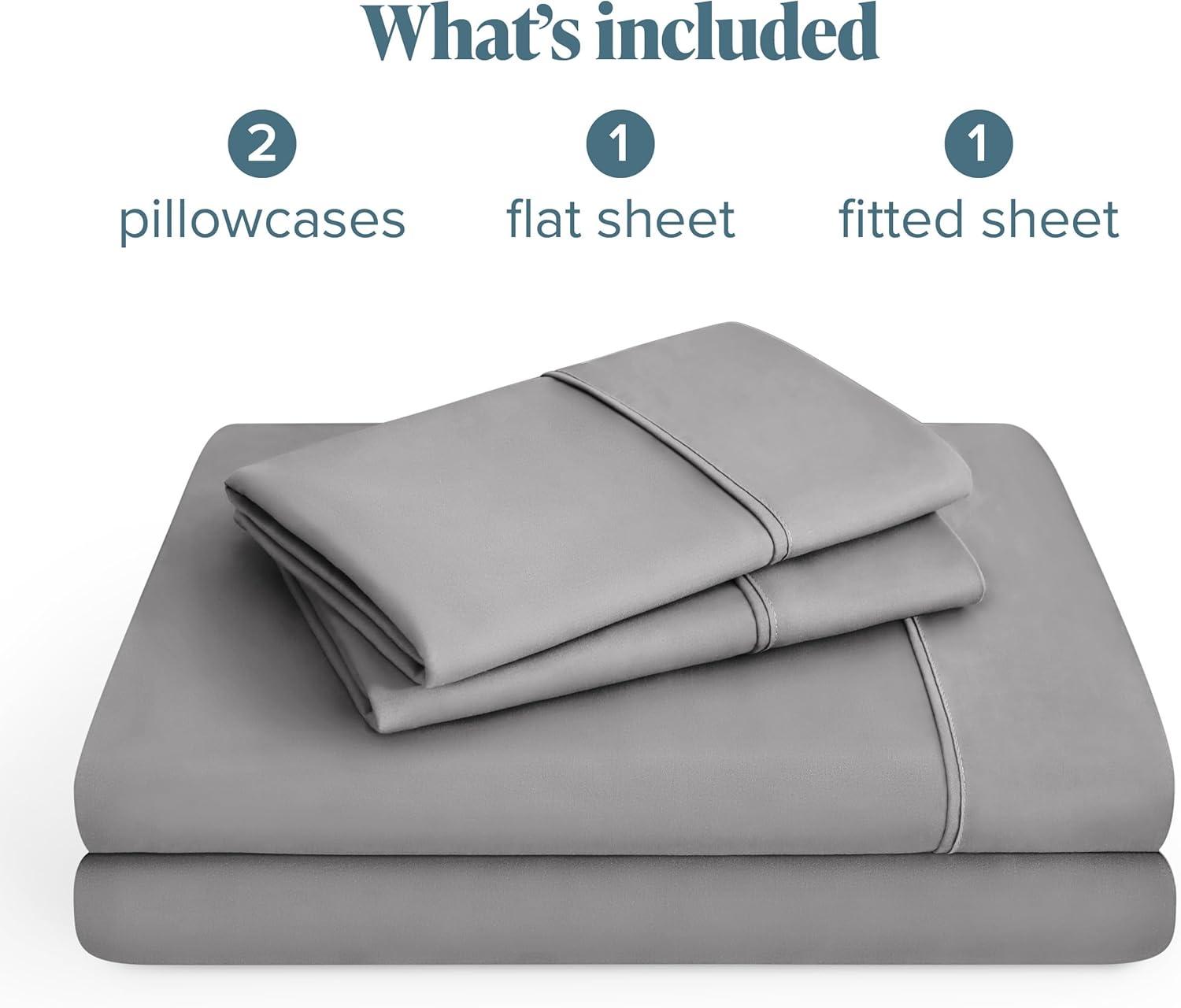 4 Piece Sheet Set - Ultra Soft, Double Brushed, Easy Care - Bare Home