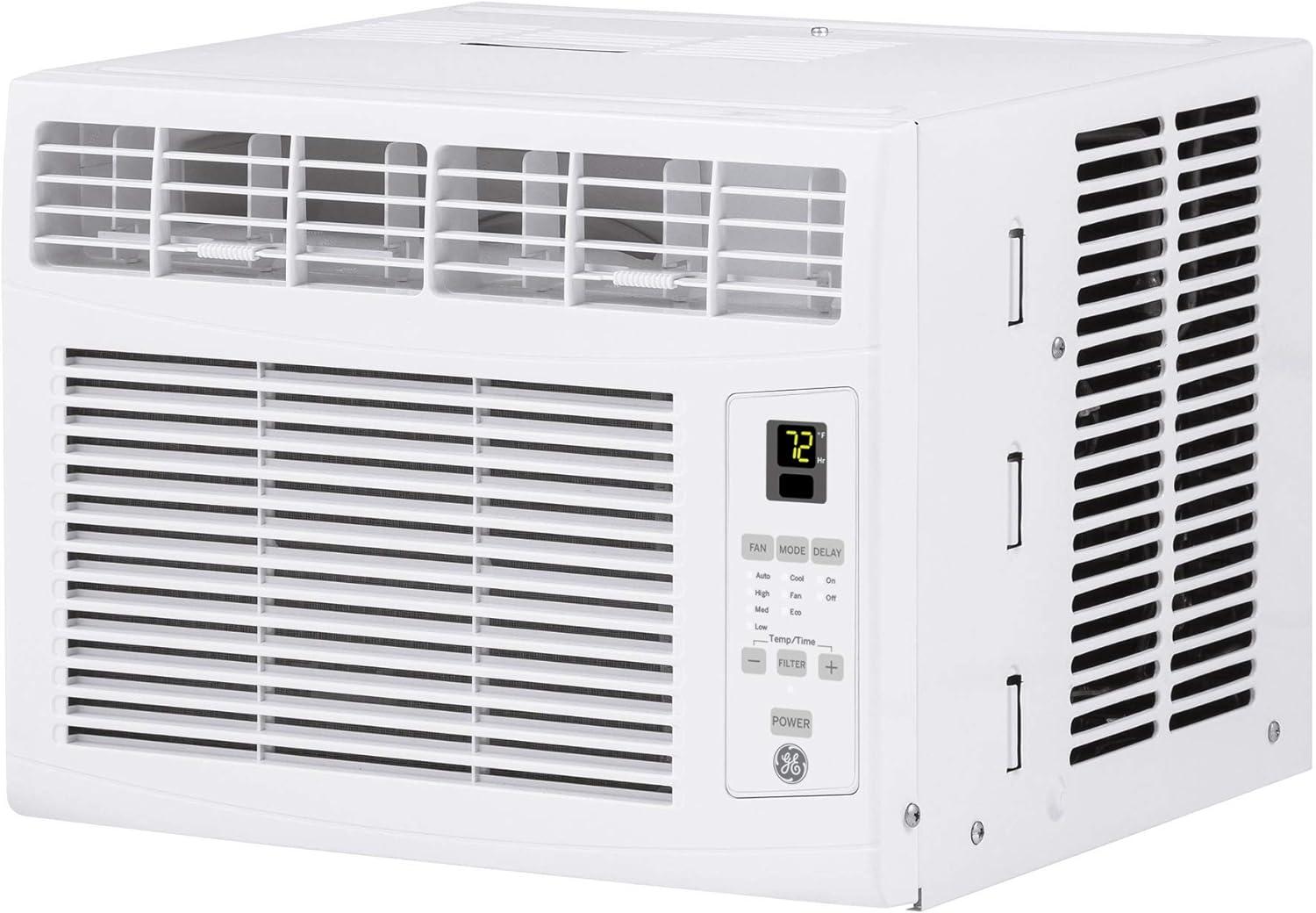 GE 6000BTU Window Air Conditioner, 250 Sq Ft Rooms (Certified Refurbished)