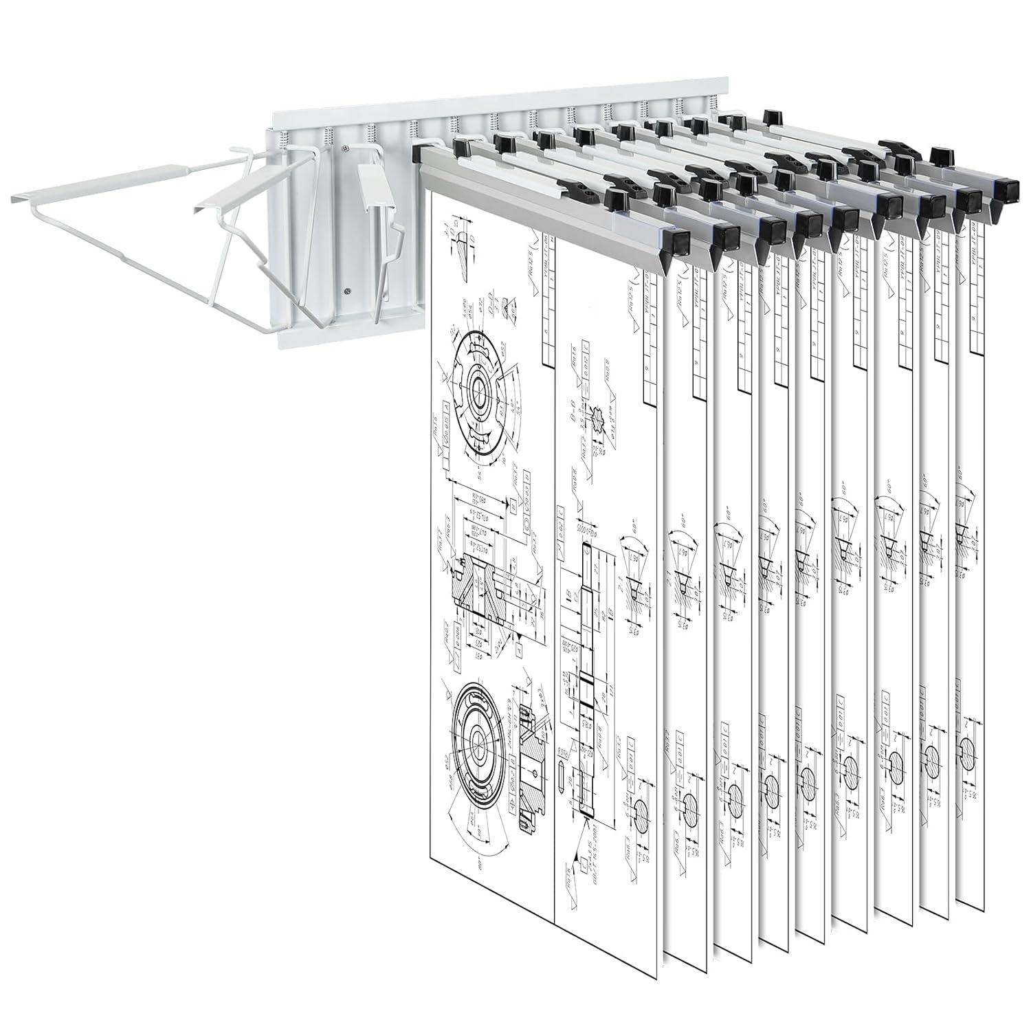 VEVOR Metal Shelves Hanging File Frames