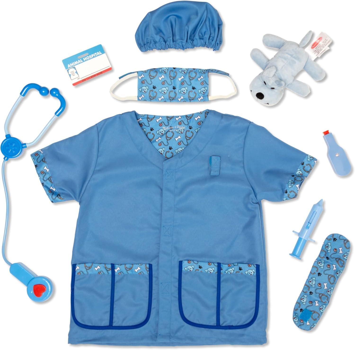 Melissa  Doug Veterinarian Role-Play Costume Set Frustration-Free Packaging