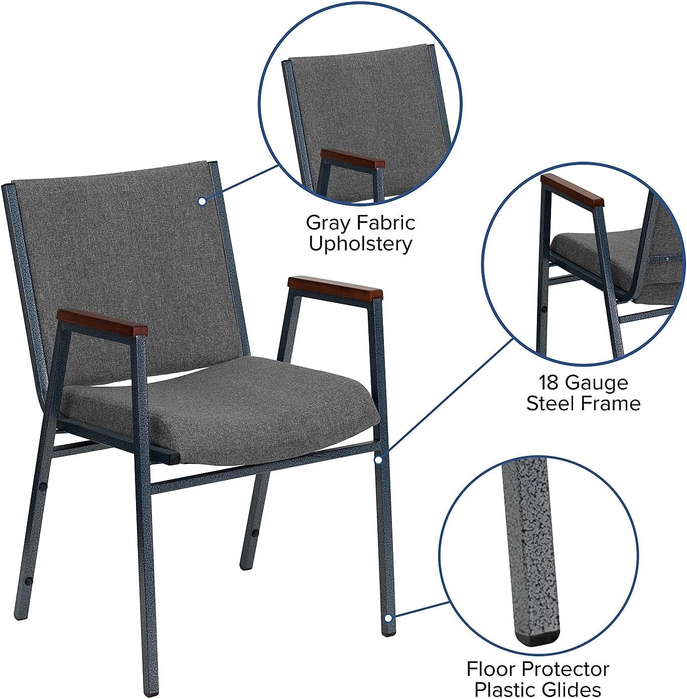 Aliya Heavy Duty Stack Chair with Arms