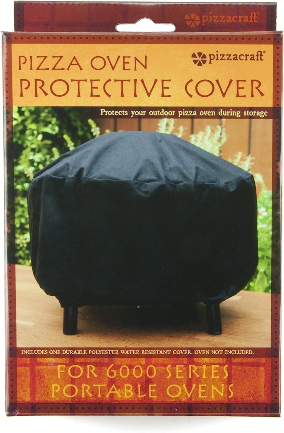 Heavy-Duty Black Weather Resistant Pizza Oven Cover