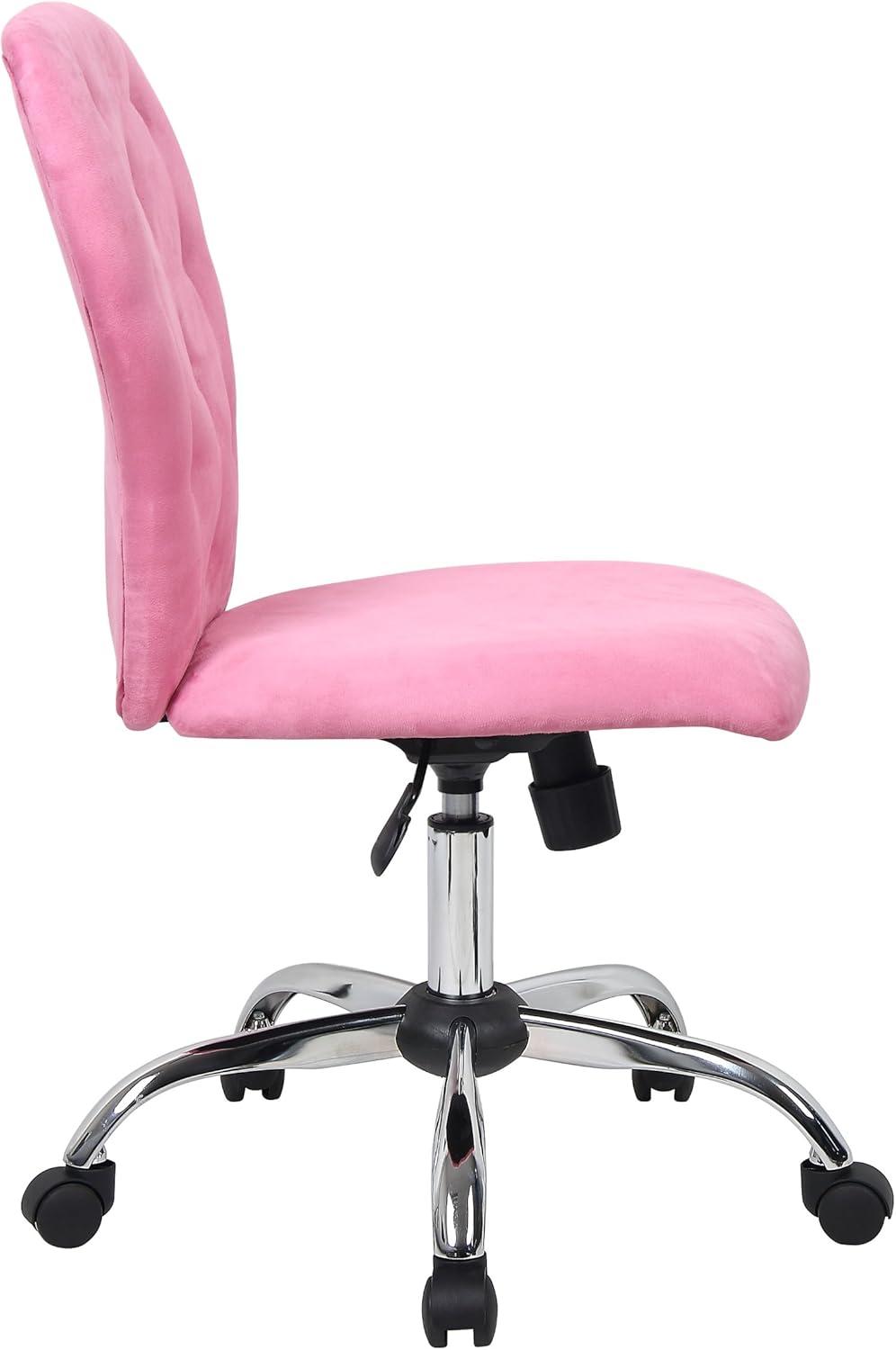 Boss Office Products Tiffany Modern Office Chair in Pink