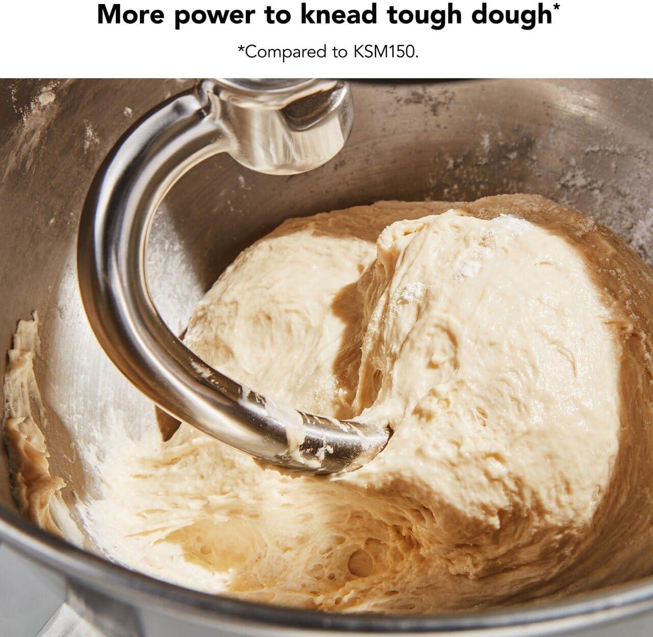 KitchenAid Bowl-Lift 7 qt Stand Mixer, Dried Rose with Flat Beater, Dough Hook, Whip