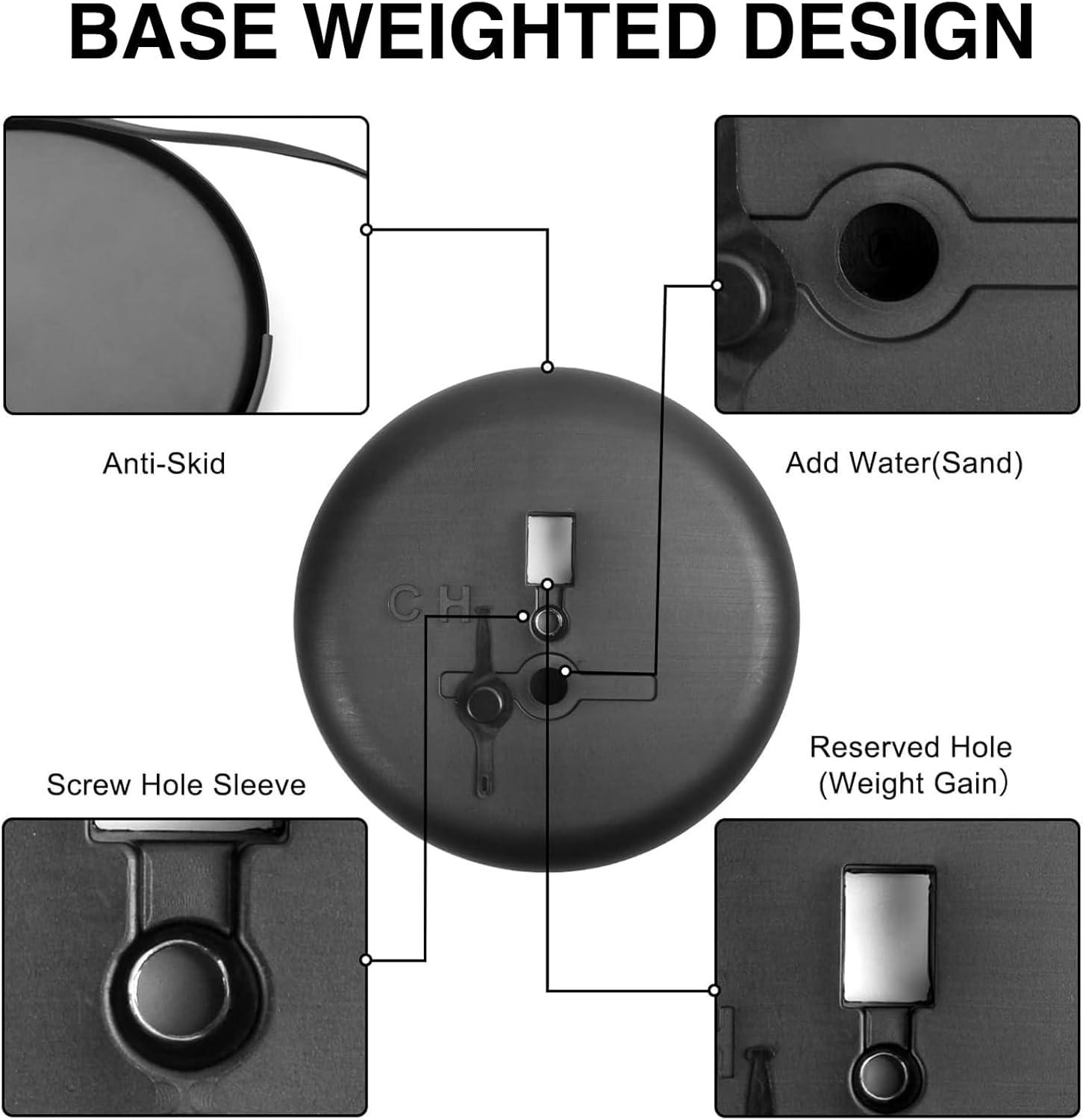 Adjustable Sign Holder Stand 8.5x11 inch,Pedestal Floor Signage Standing Holder with Heavy Duty Base, Aluminum Snap Open Frame Display for Business Restaurant, Mall,Schools-1 Pack