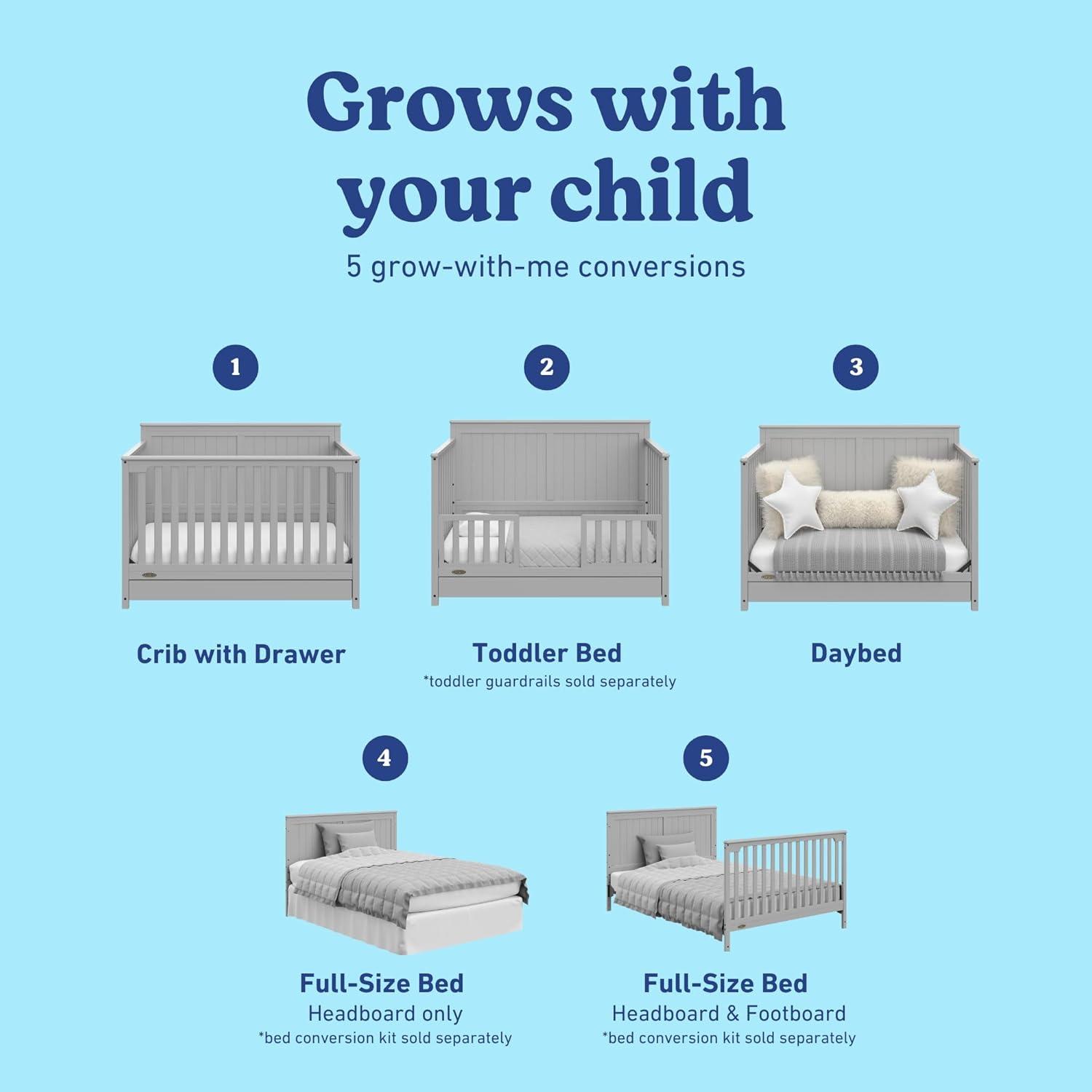 Hadley 5-in-1 Convertible Crib