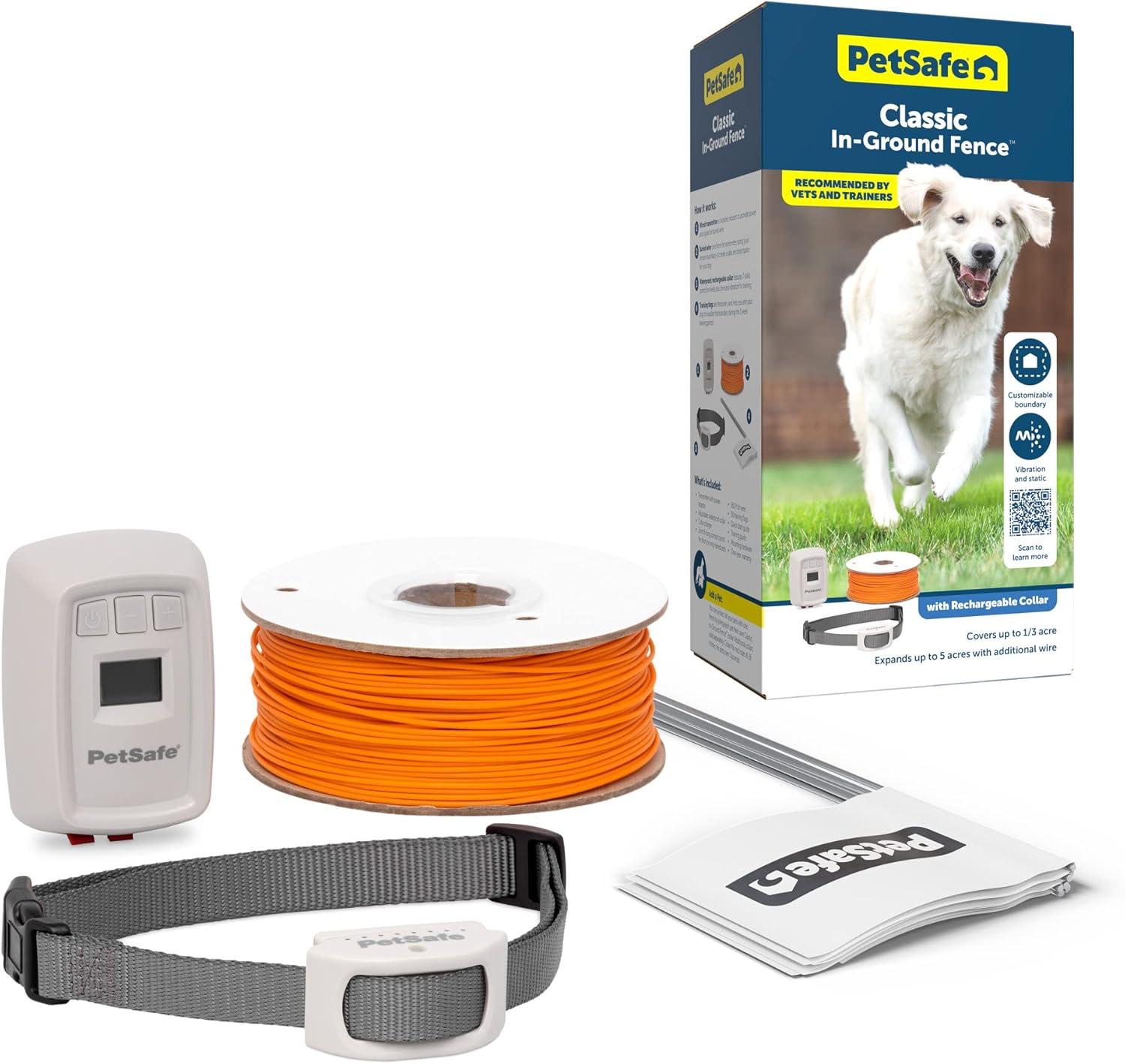 PetSafe Classic In-Ground Fence Kit with Rechargeable Collar