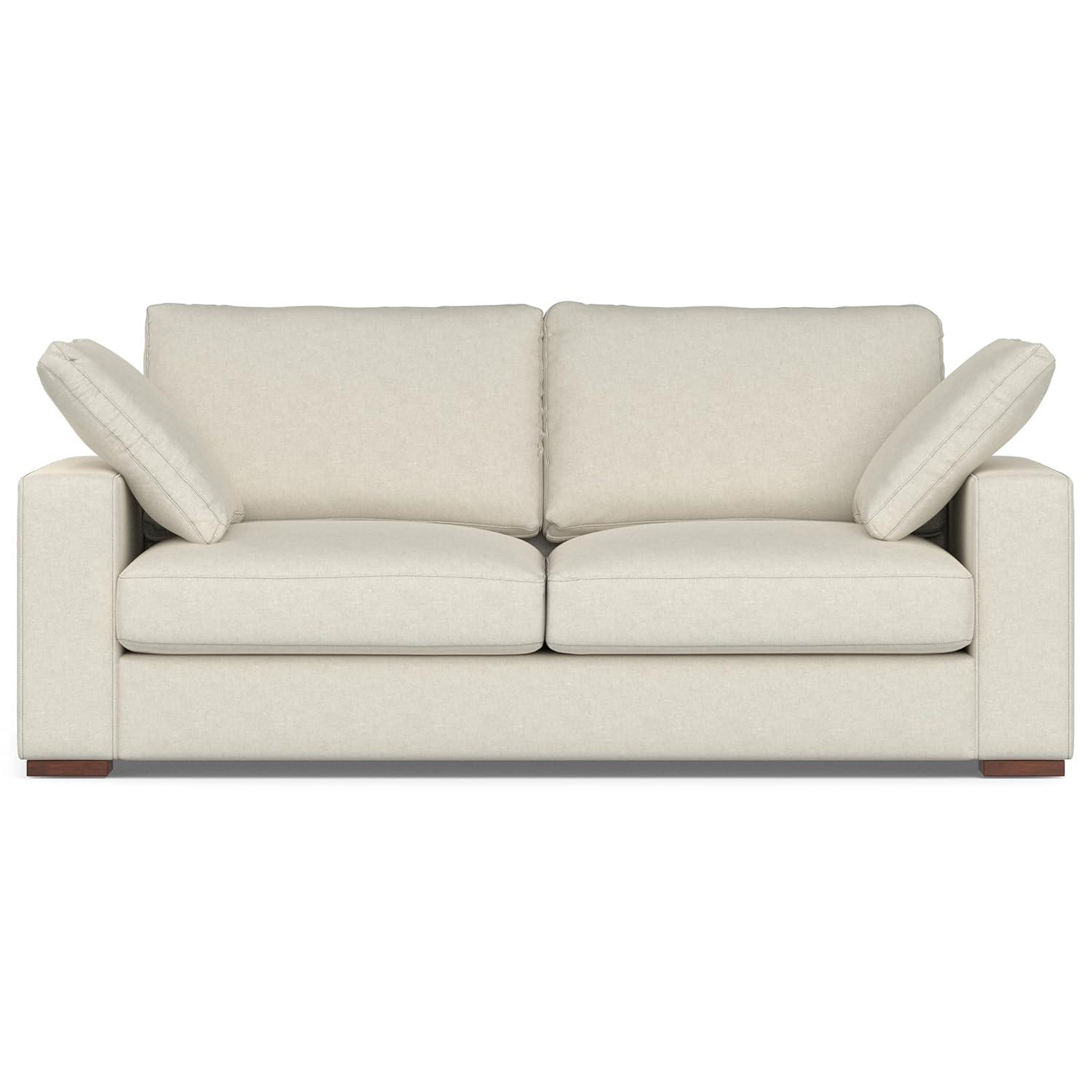 AllModern Tatum Deep Seater Sofa, Performance Fabric Couch for Living Room, Stain-Resistant Contemporary Sofa