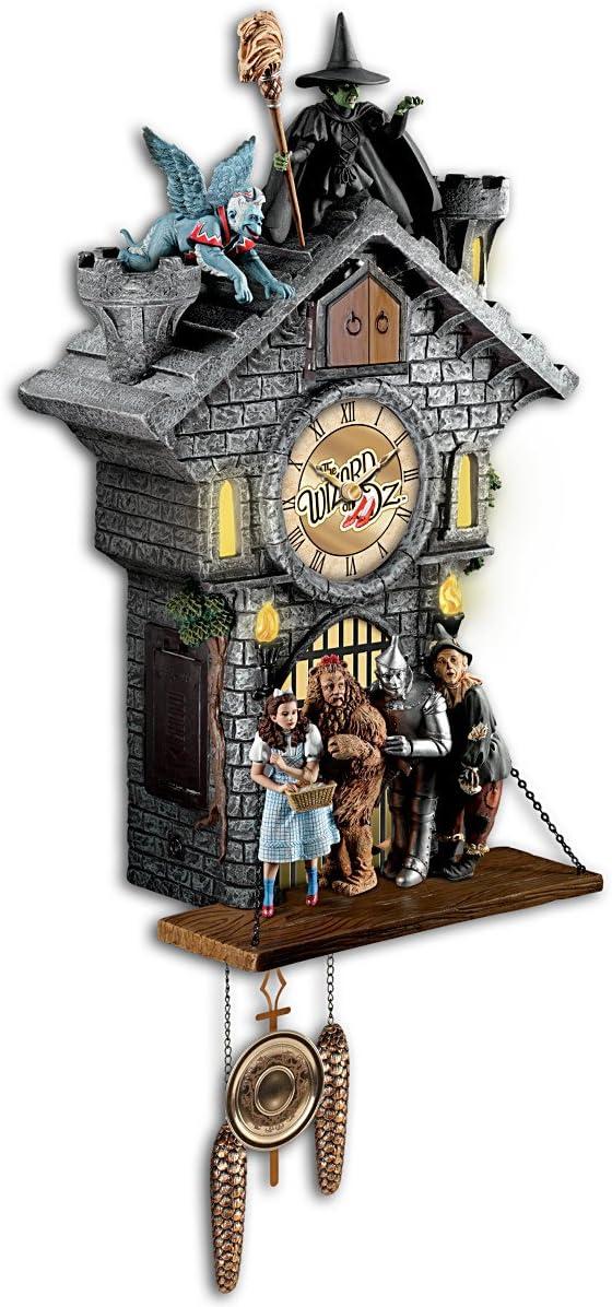 Bradford Exchange Wizard of Oz Wall Clock With Lights Motion & Sound LTD Edition