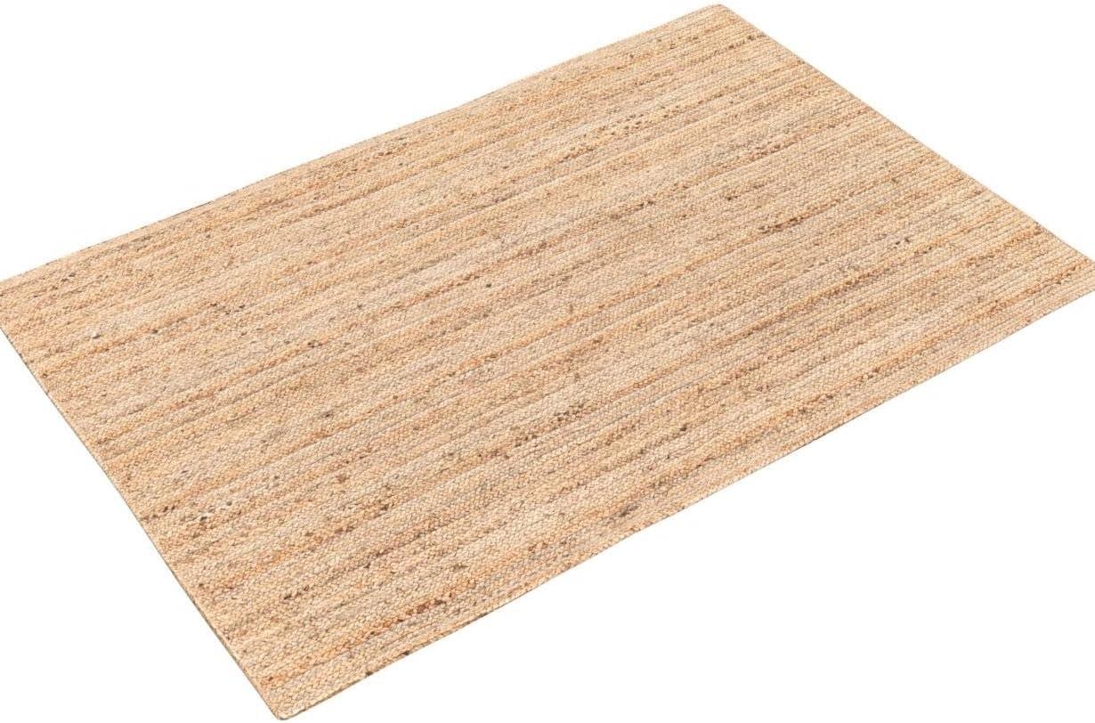 Unique Loom Braided Jute Collection Area Rug - Dhaka (5' 1" x 8' Rectangle Natural)