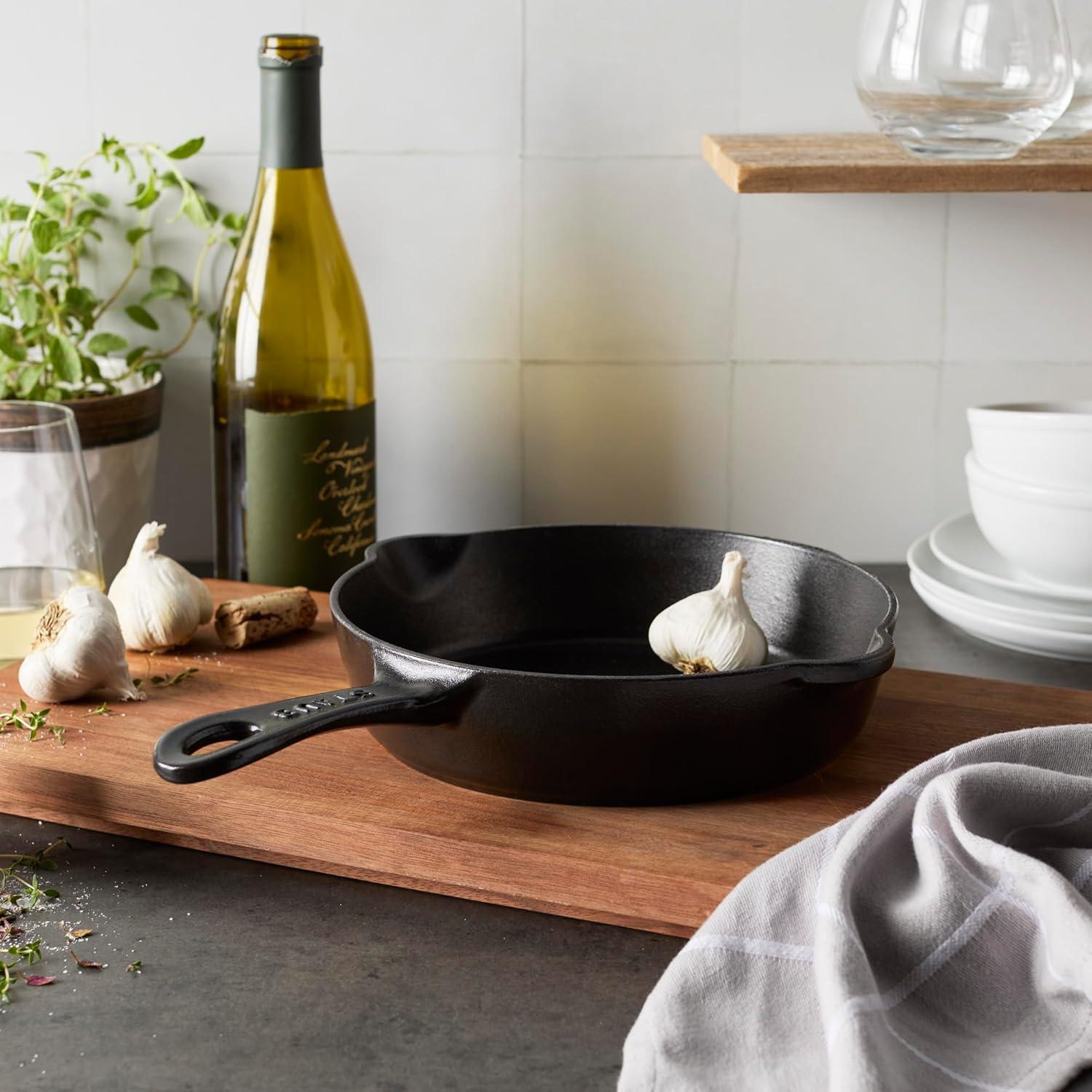 Staub Pans Cast Iron Traditional Deep Frypan