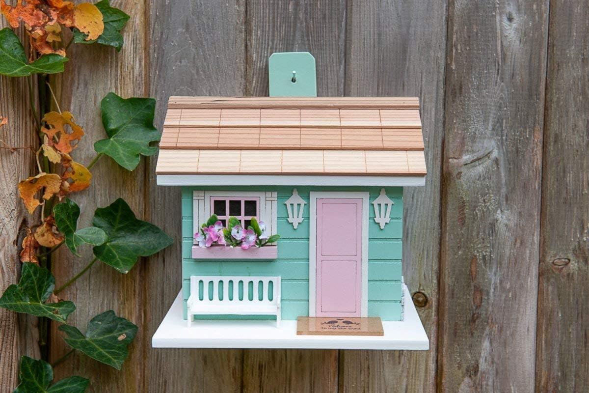 Nestling Series She Shed 7 in x 7.5 in x 6.5 in Birdhouse