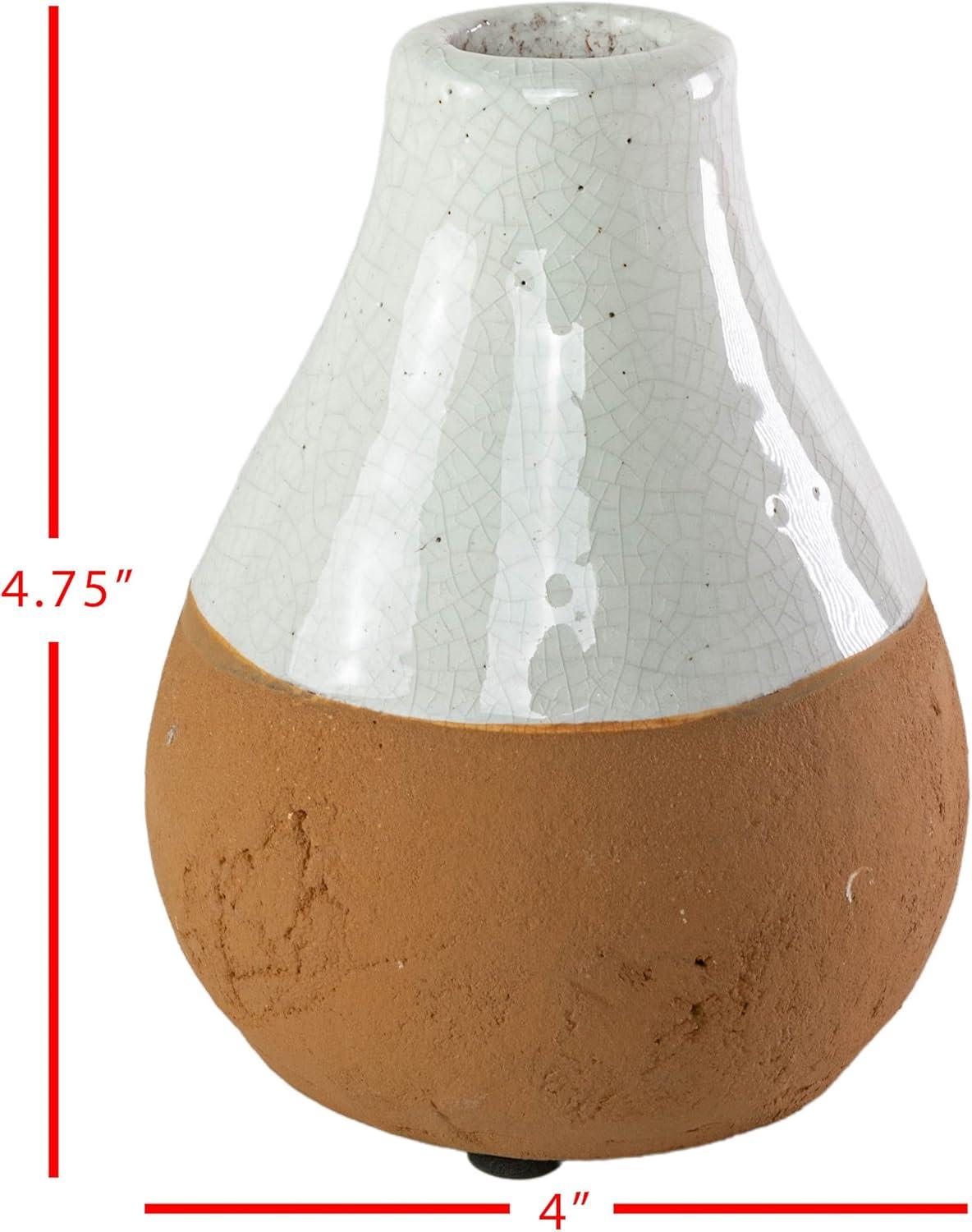 Terracotta Dipped Terracotta Bud Vase by Foreside Home & Garden