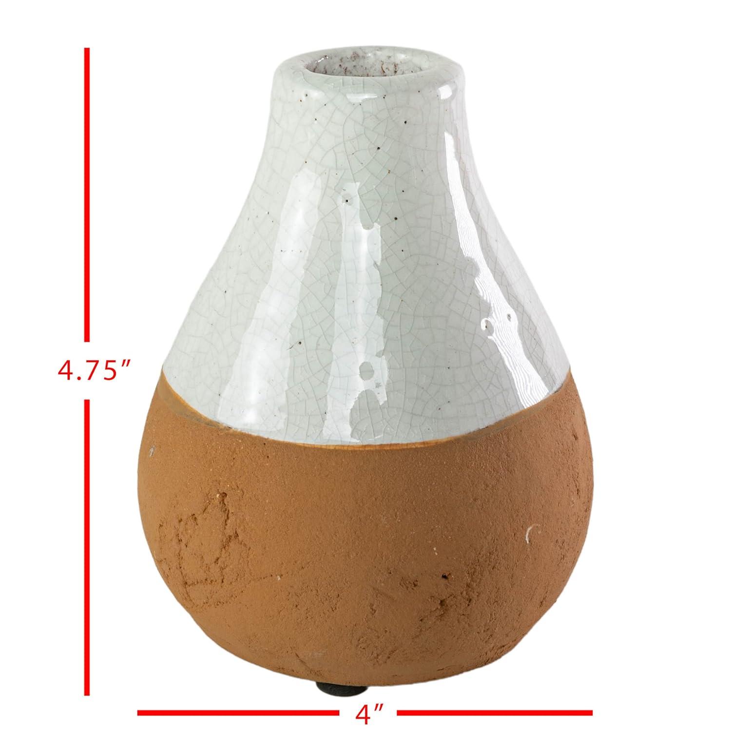 Terracotta Dipped Terracotta Bud Vase by Foreside Home & Garden