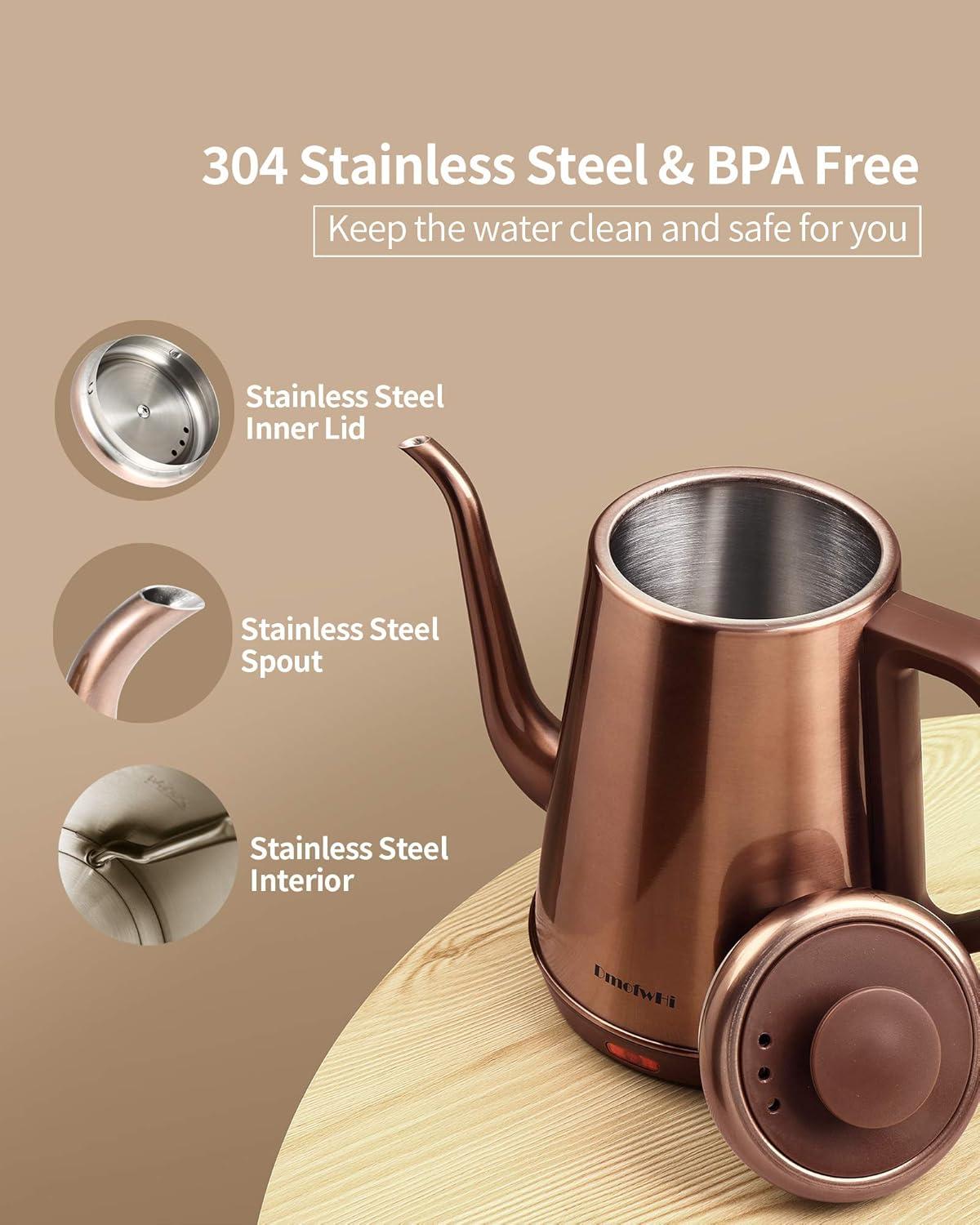 SEGUIRA Stainless Steel Electric Tea Kettle
