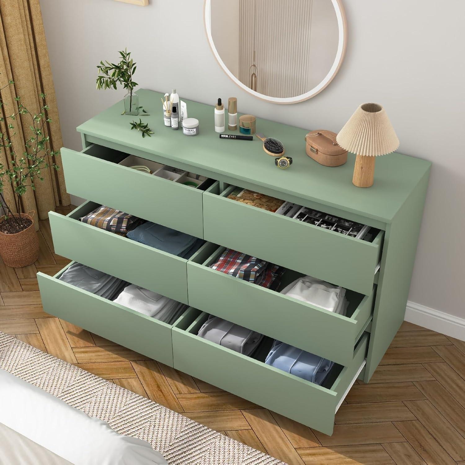 Wade Logan® Bisset 47.25'' W 6 - Drawer Dresser