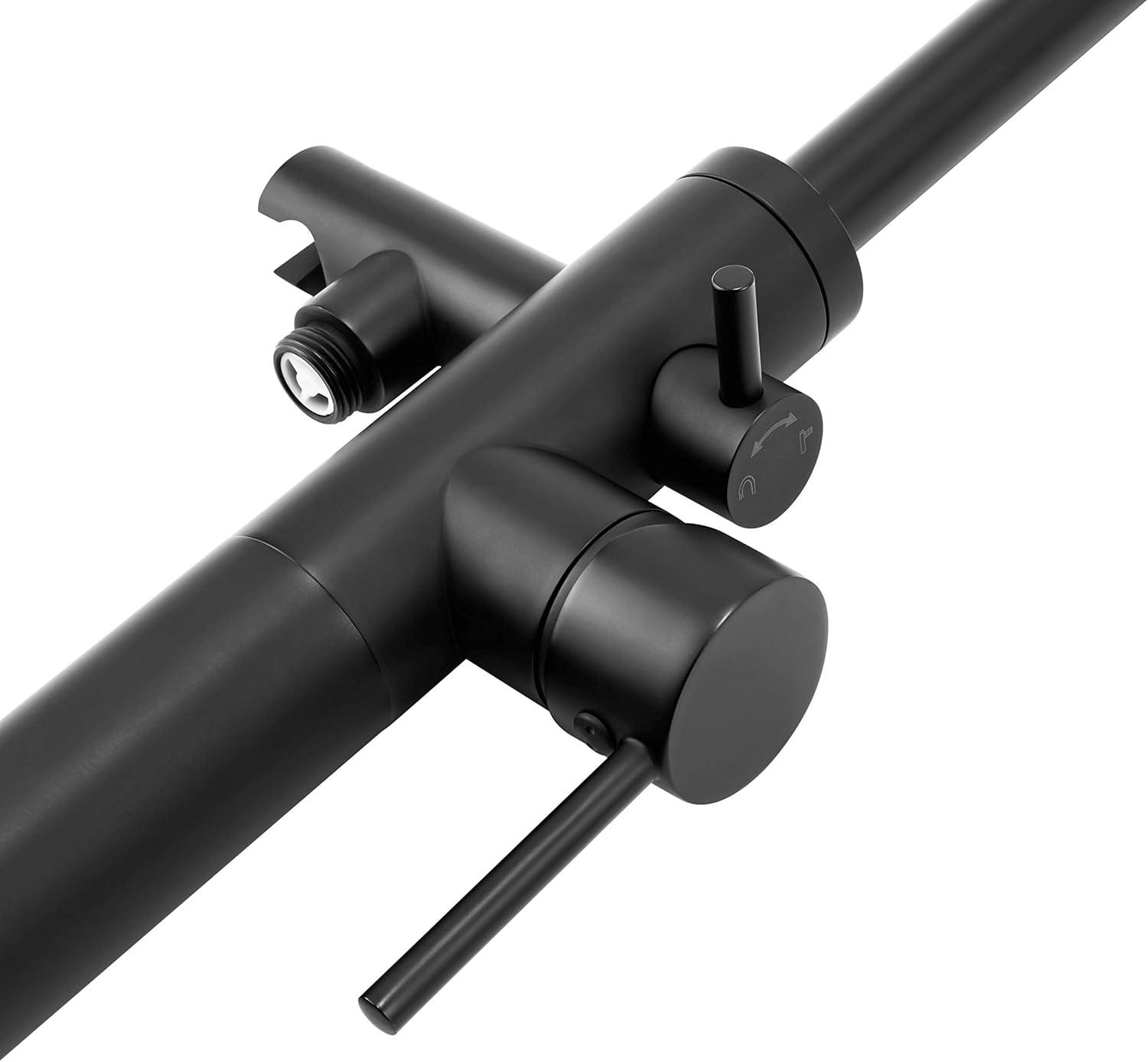 Double Handle Floor Mounted Freestanding Tub Filler