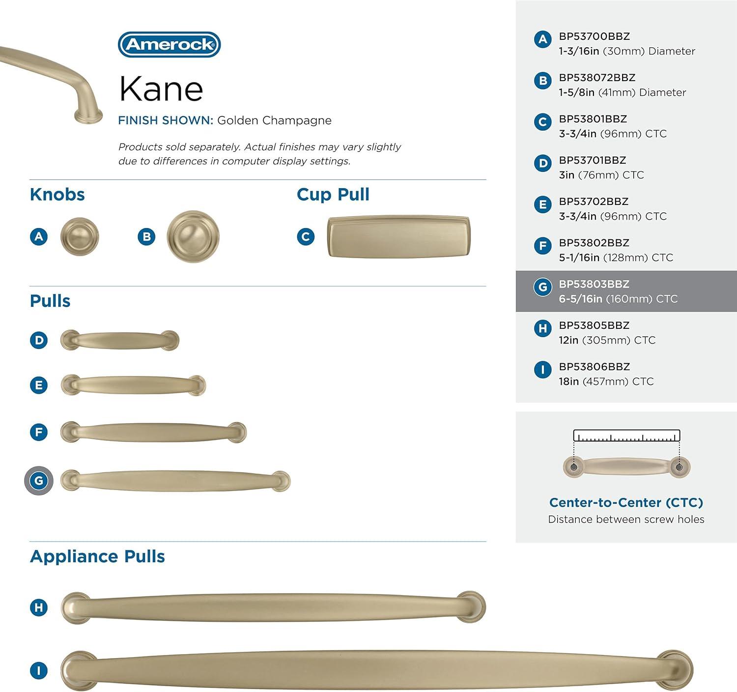 Kane 6 5/16" Center to Center Bar Pull