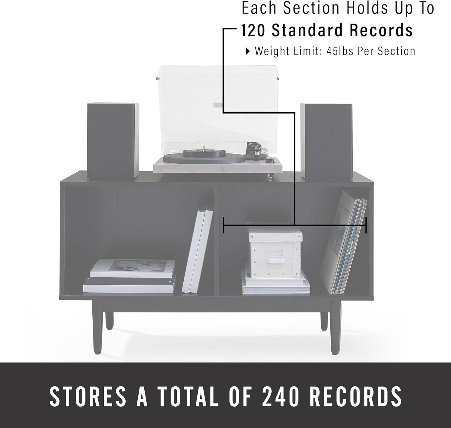 Crosley Liam Record Storage Console