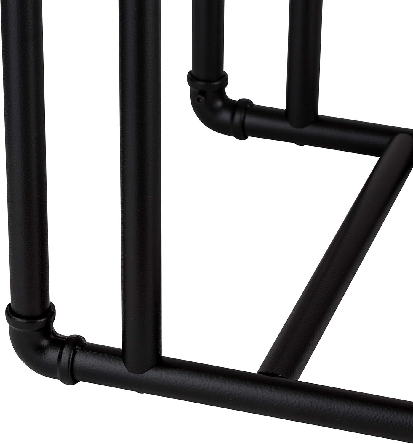 Organize It All Pipe Line L-Shaped Side Table