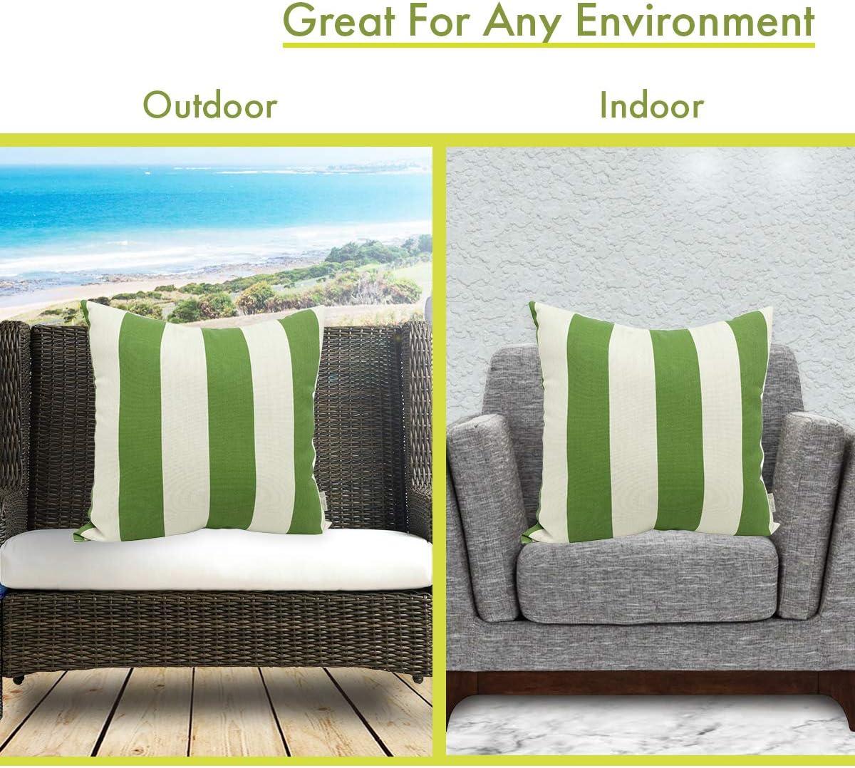 Majestic Home Goods Indoor/Outdoor Reversible Throw Pillow