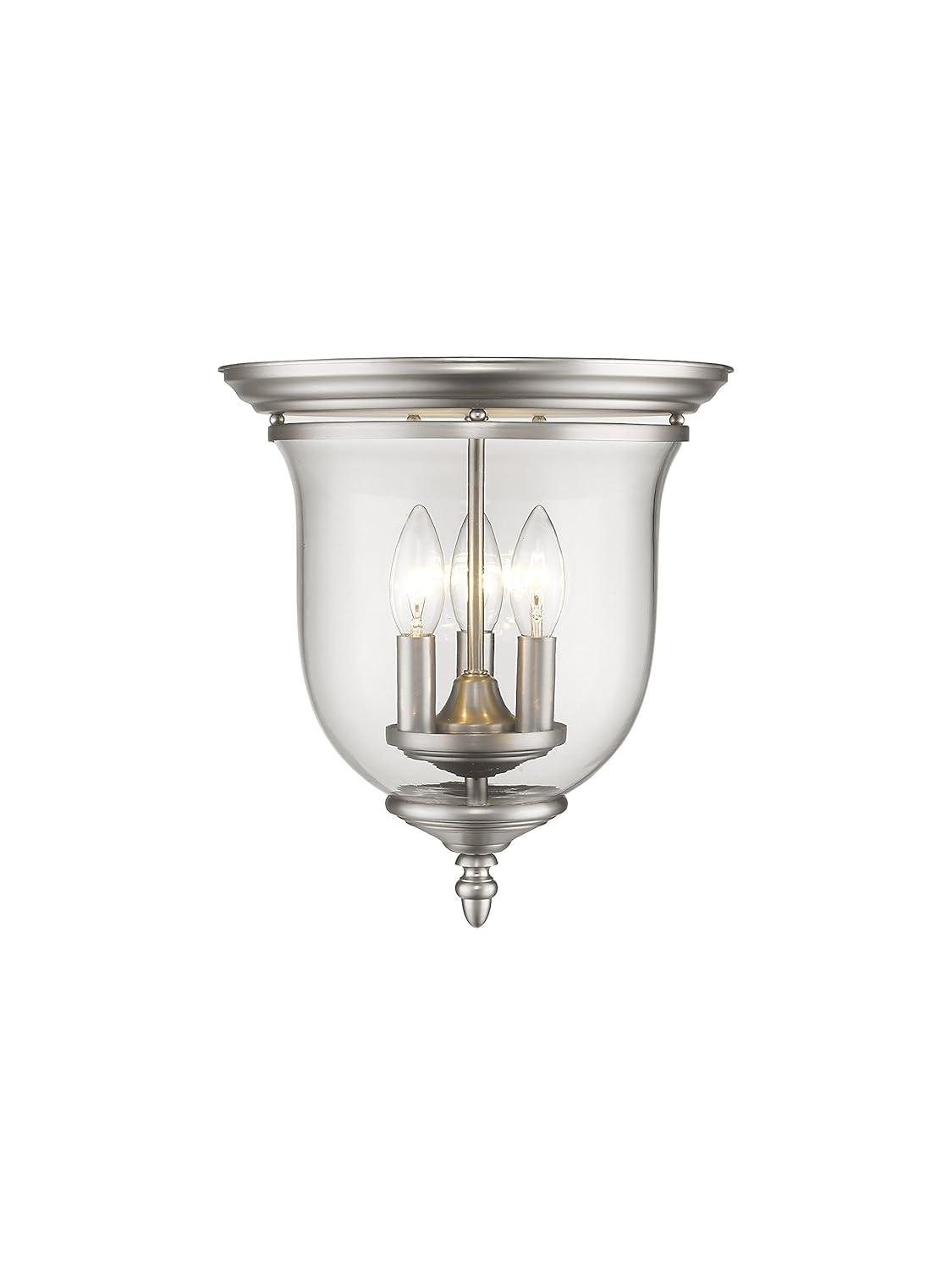 Livex Lighting Legacy 3 - Light Flush Mount in  Brushed Nickel