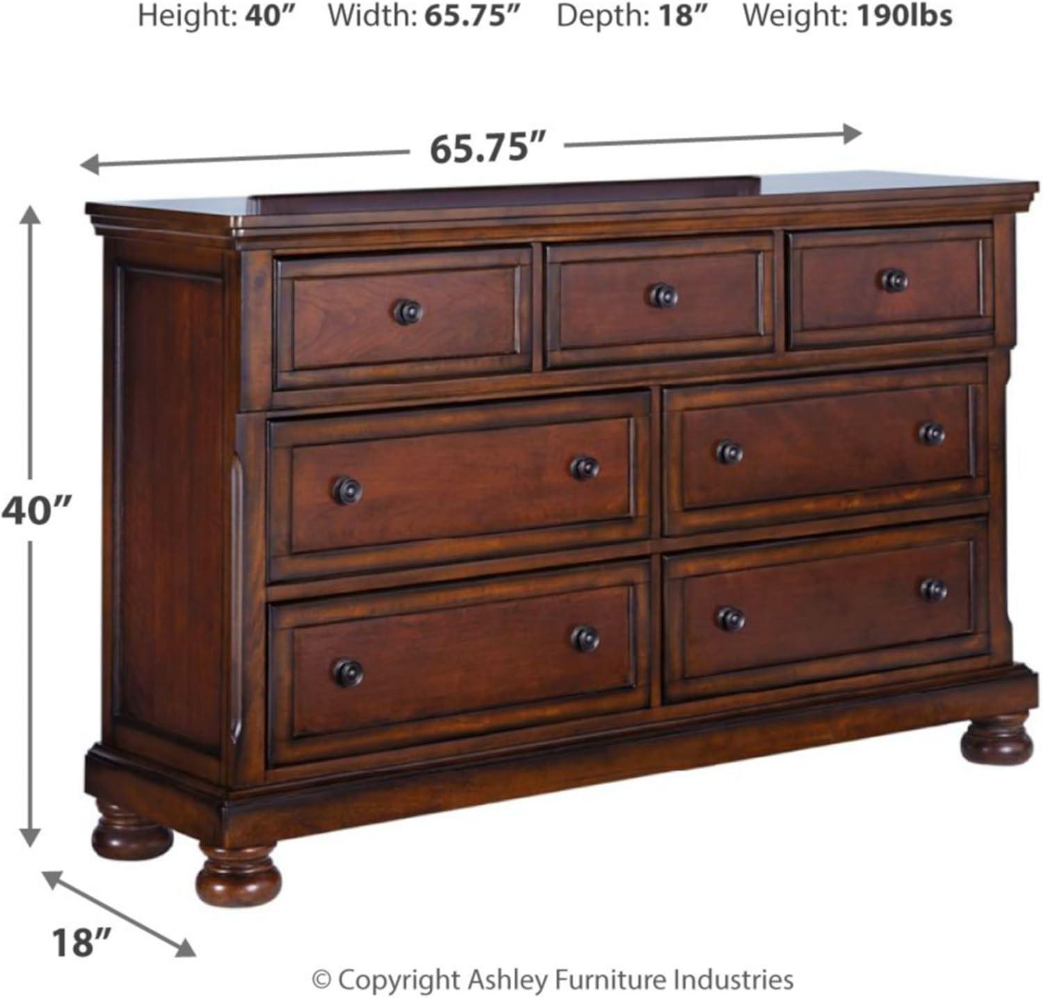 Porter 7 Drawer 65.63" W Double Dresser