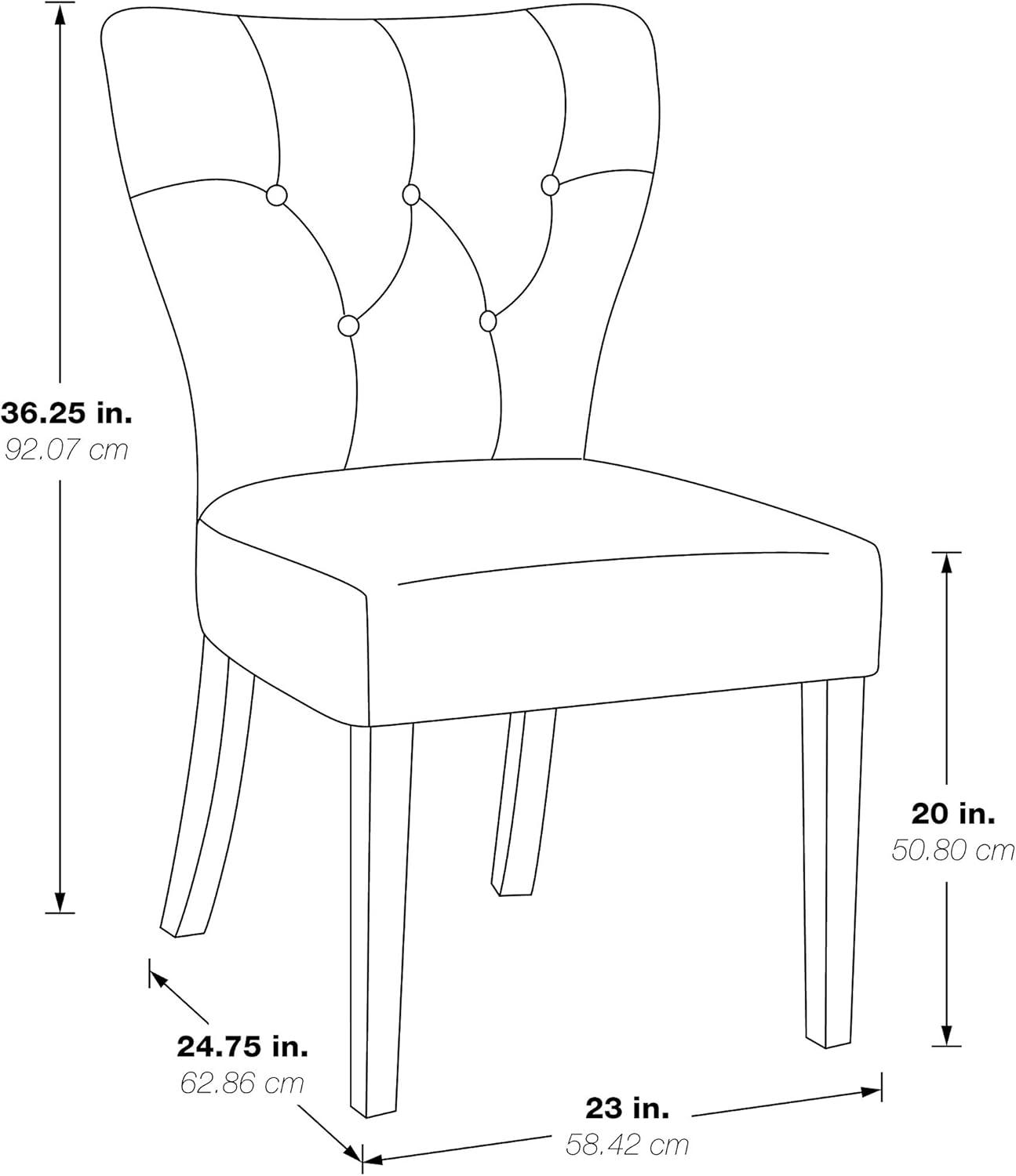 Andrew Dining Chair in Cream with Gray Brushed Legs