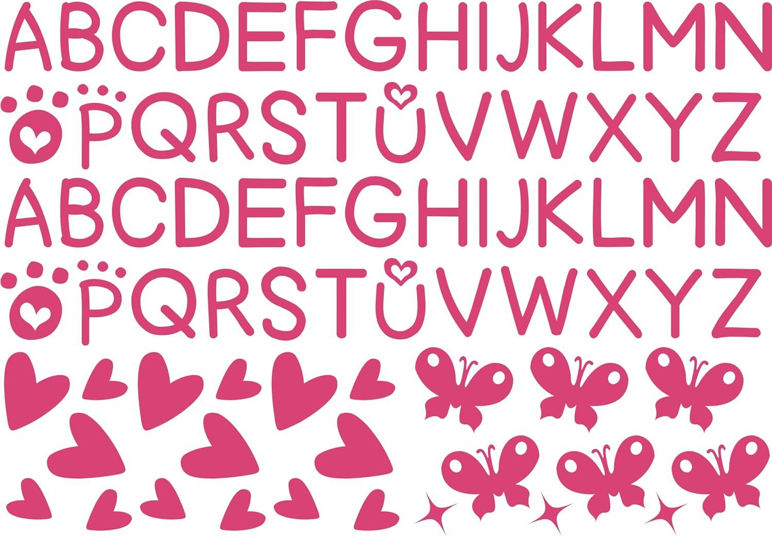 English Country Doll High Chair and Bed Set with Chevron Bedding - White/Pink