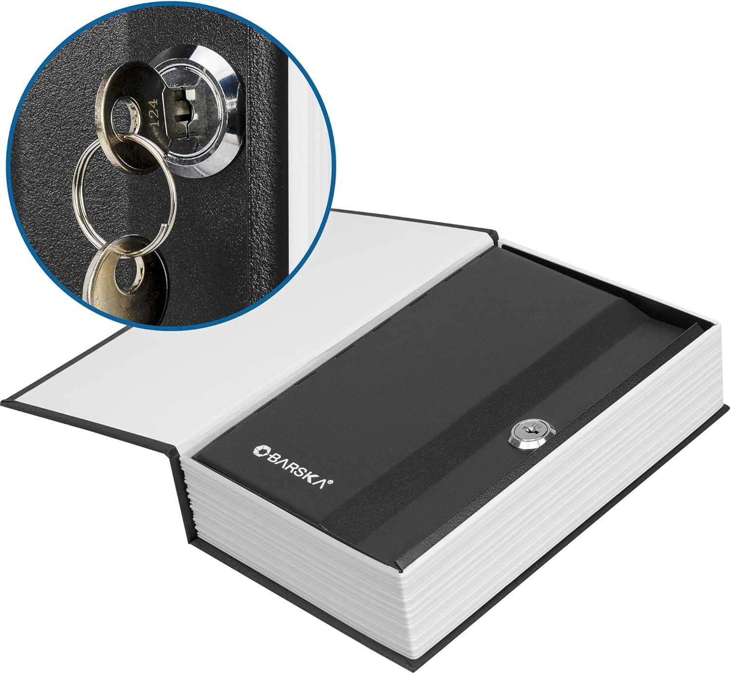Barska DICTIONARY BOOK LOCK BOX WITH KEY BLACK
