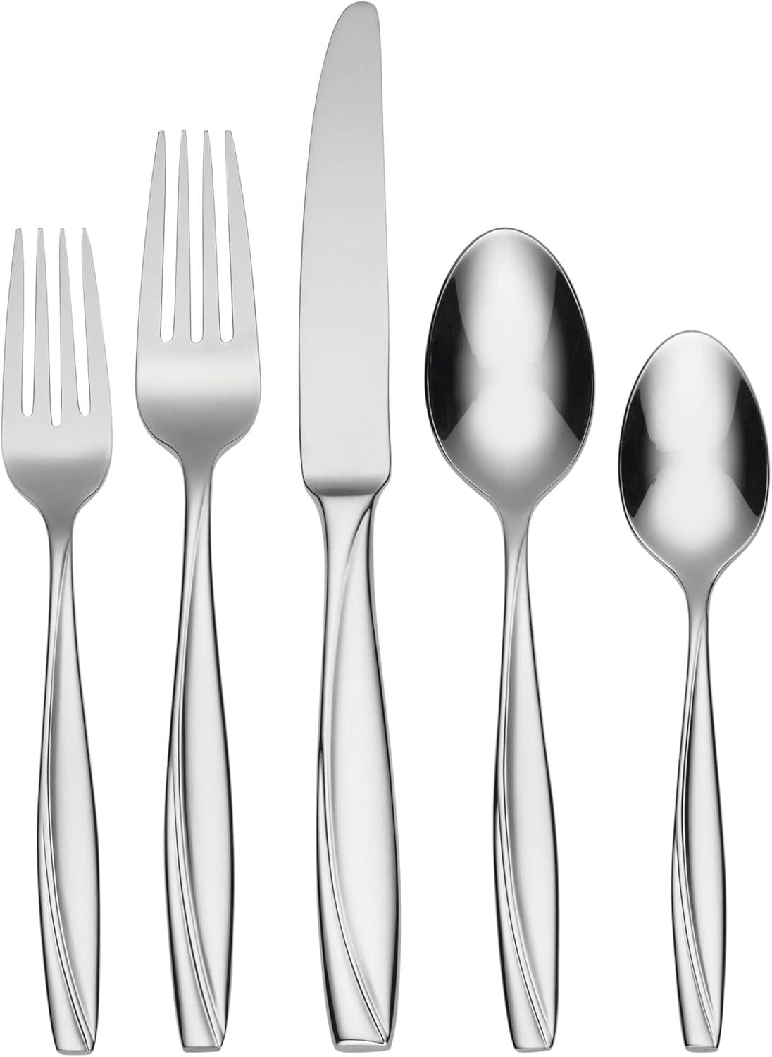 Camlynn Mirror Stainless Steel 20-Piece Flatware Set, Service for 4