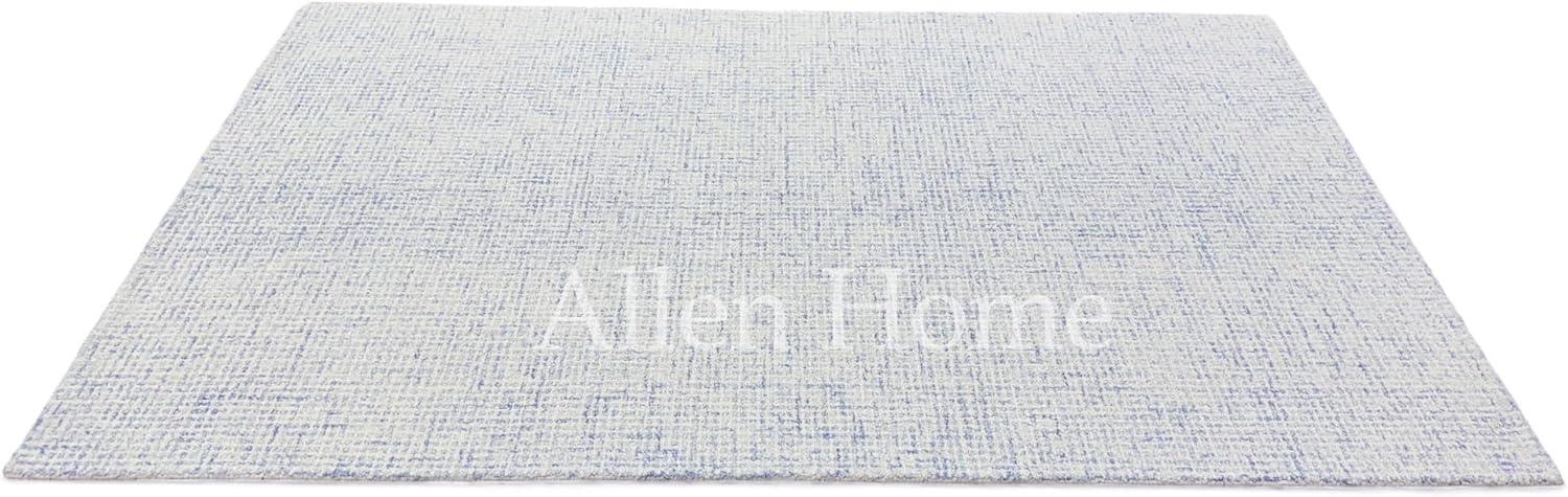 Rowe Handmade Tufted Ivory/Blue Rug