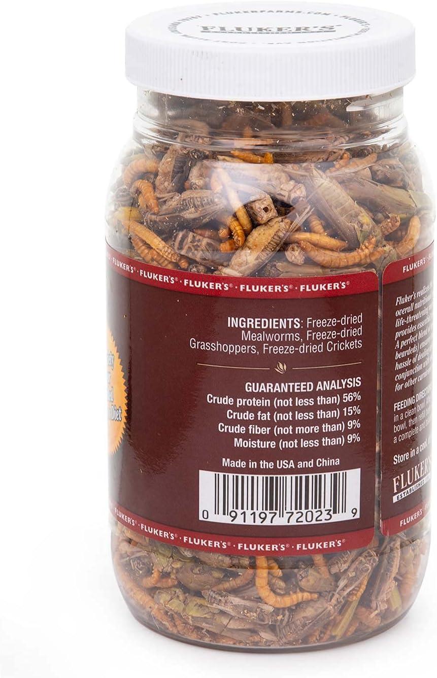 Fluker's Bearded Dragon Medley Treats For Bearded Dragons and Other Reptiles, 3.2 oz