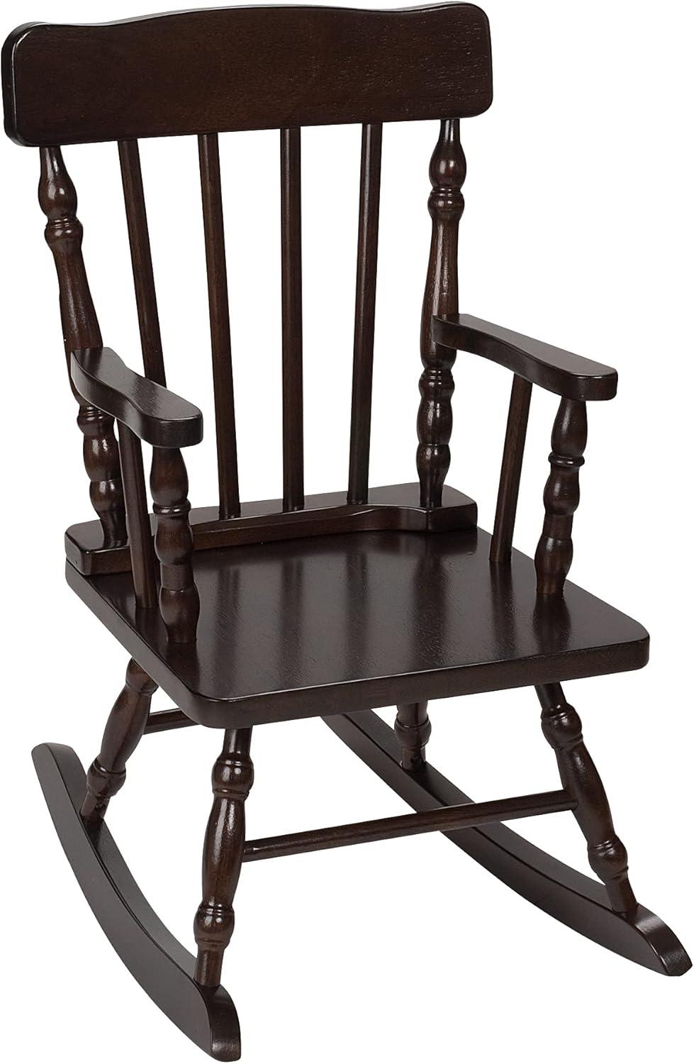 Gift Mark Children's Colonial Rocking Chair - Espresso