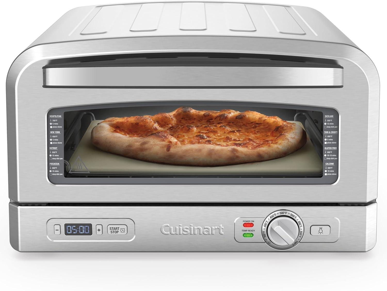 Cuisinart Stainless Steel Indoor Electric Pizza Oven