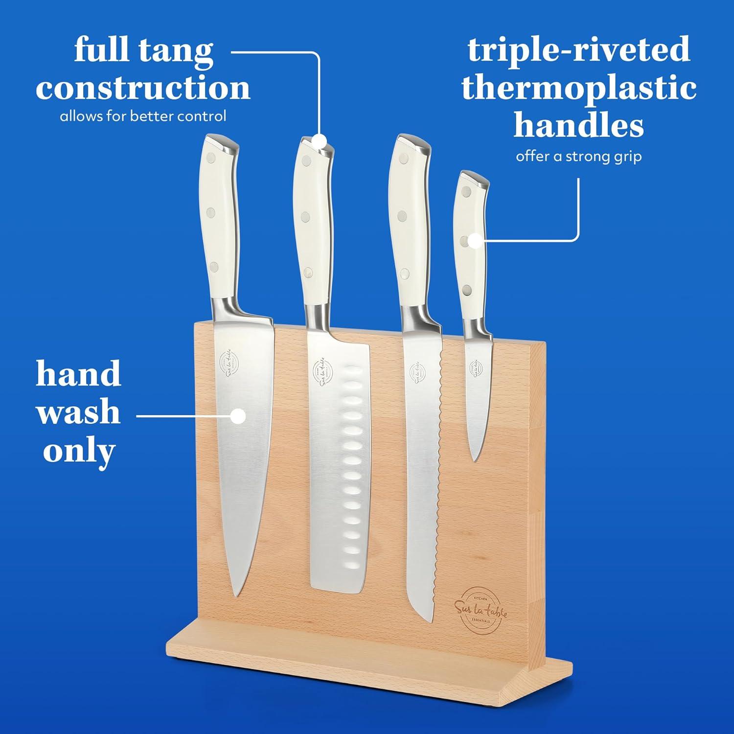 Sur La Table Kitchen Essentials Sur La Table Kitchen Essentials Tasting Kitchen 5 Piece Stainless Steel Knife Block Set