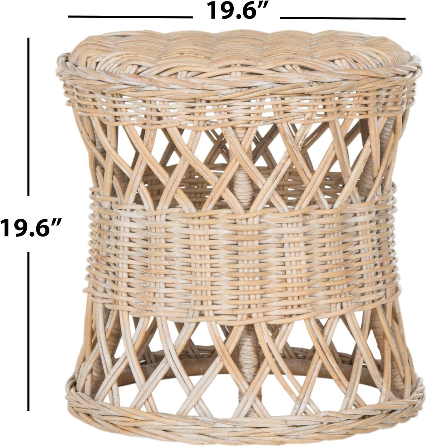 Desta Wicker Round Table - Natural - Safavieh.