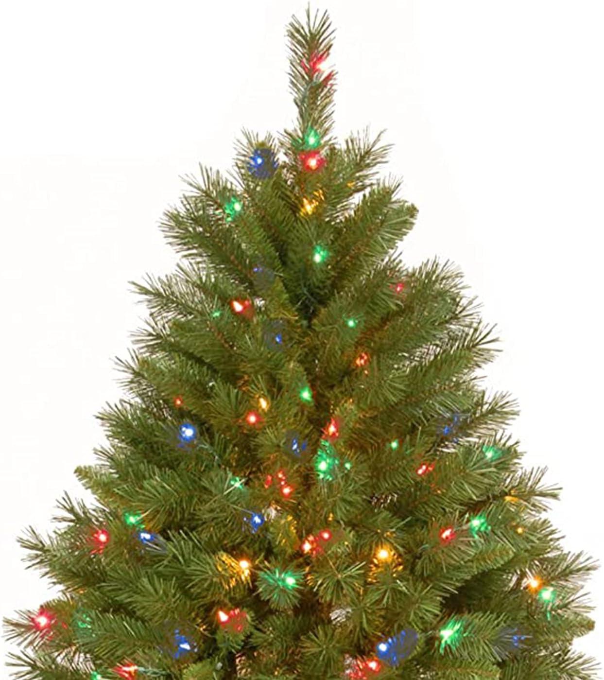 7.5' Prelit Winchester Pine Artificial Christmas Tree Multicolor Lights - National Tree Company