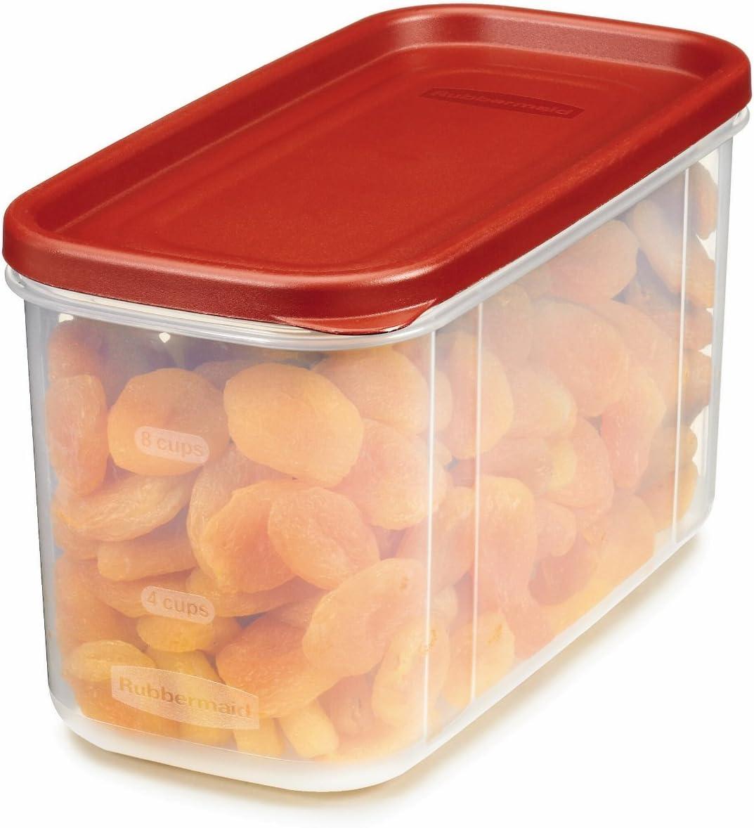 Rubbermaid Modular Canister Food Storage Container with Lid, 10 Cup